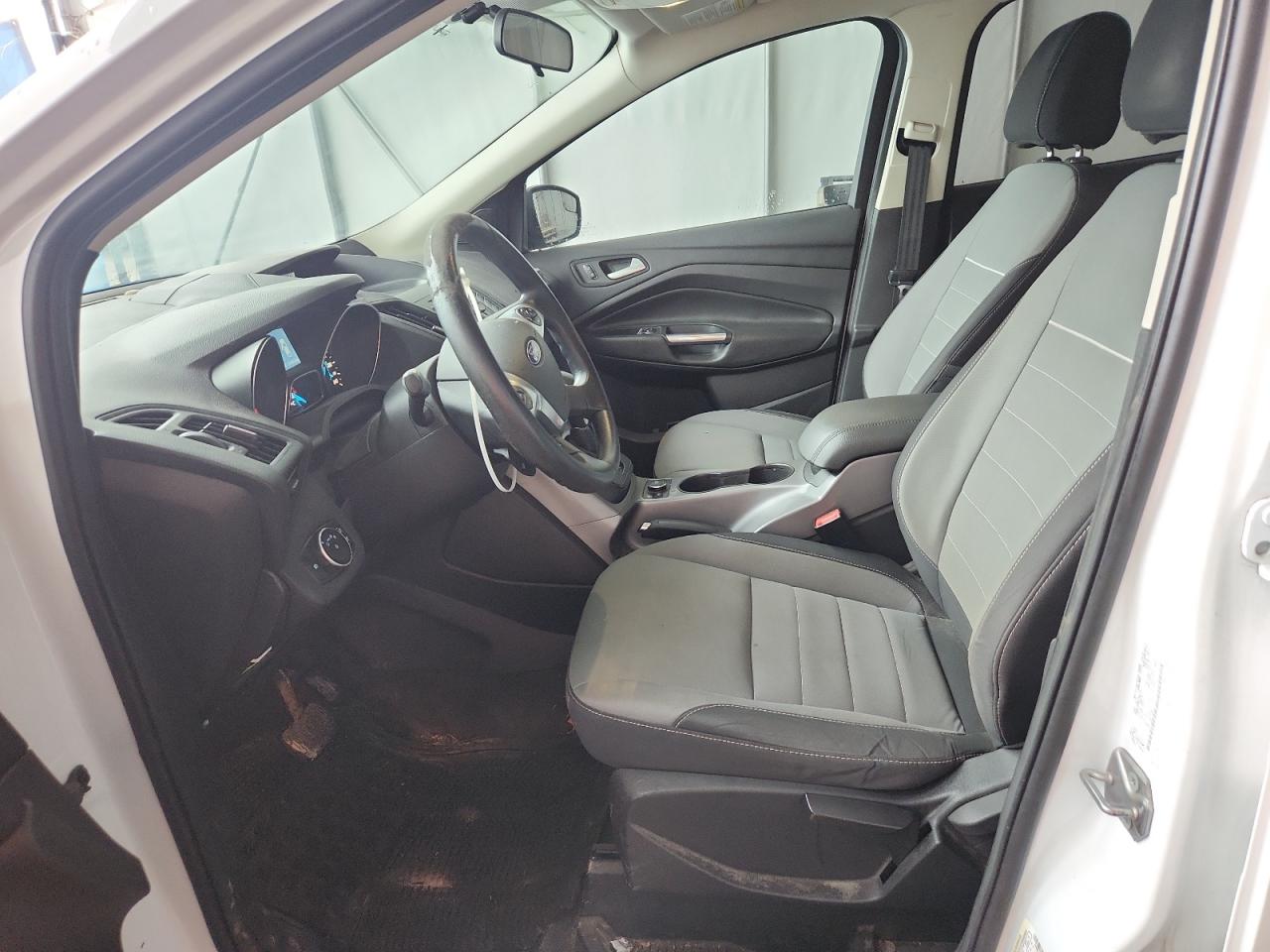 2015 Ford Escape Se White vin: 1FMCU9GX2FUB51539 Damage: Left Front Carpet, Worn, Replacement Required