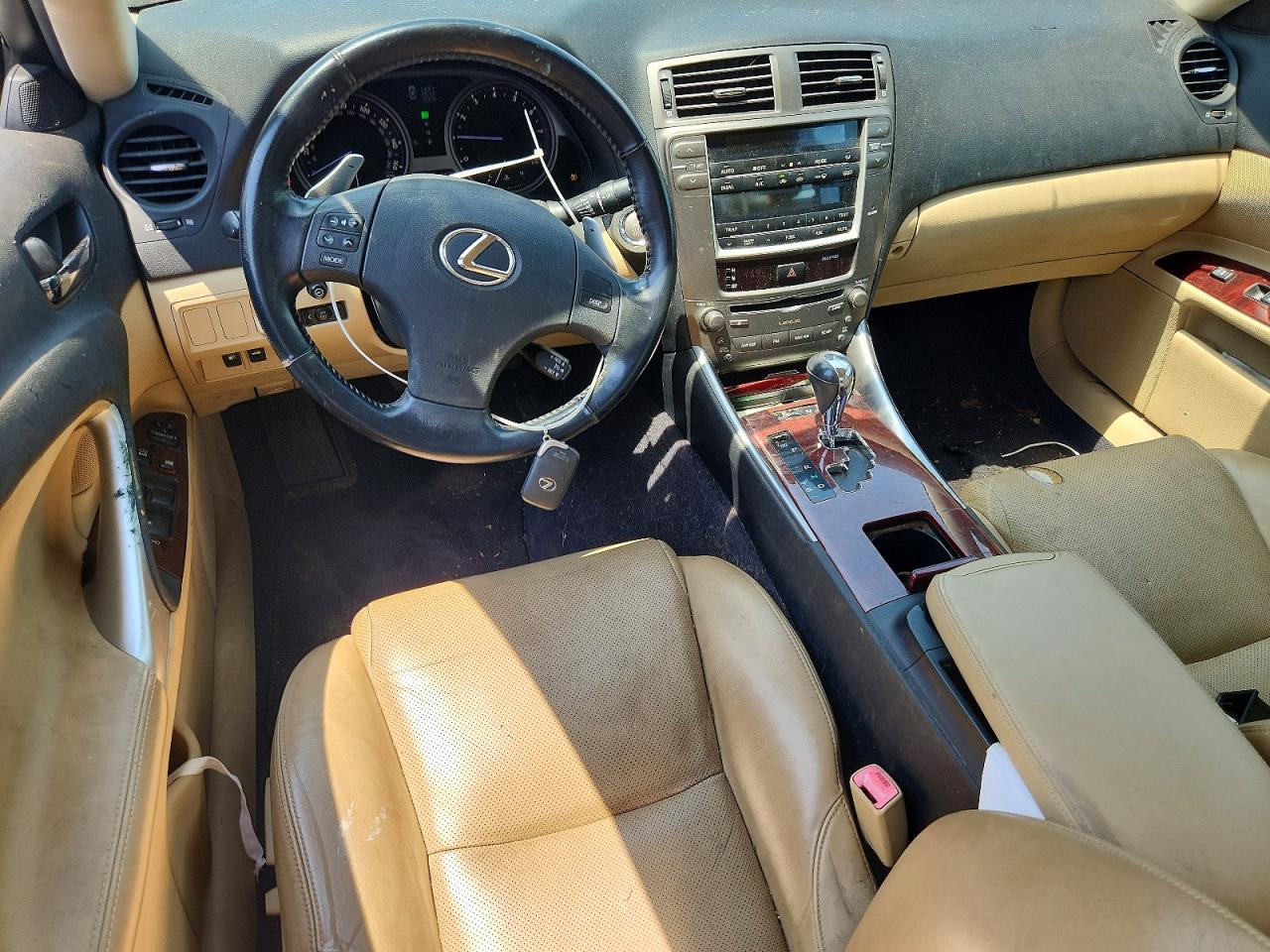 2008 Lexus Is 250 White vin: JTHCK262685021315