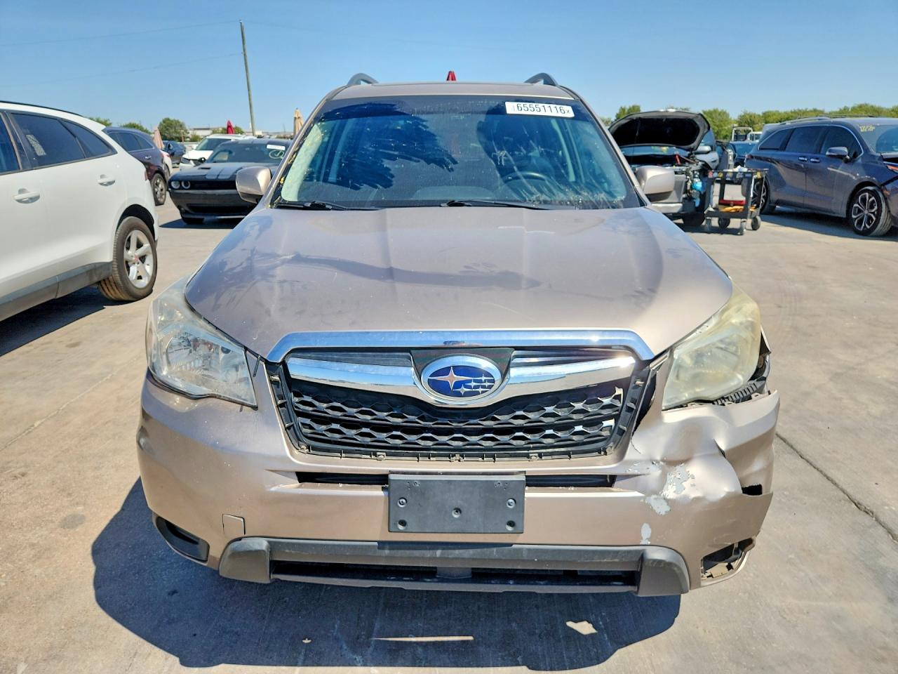 2015 Subaru Forester 2.5i Premium Tan vin: JF2SJADC0FH441865