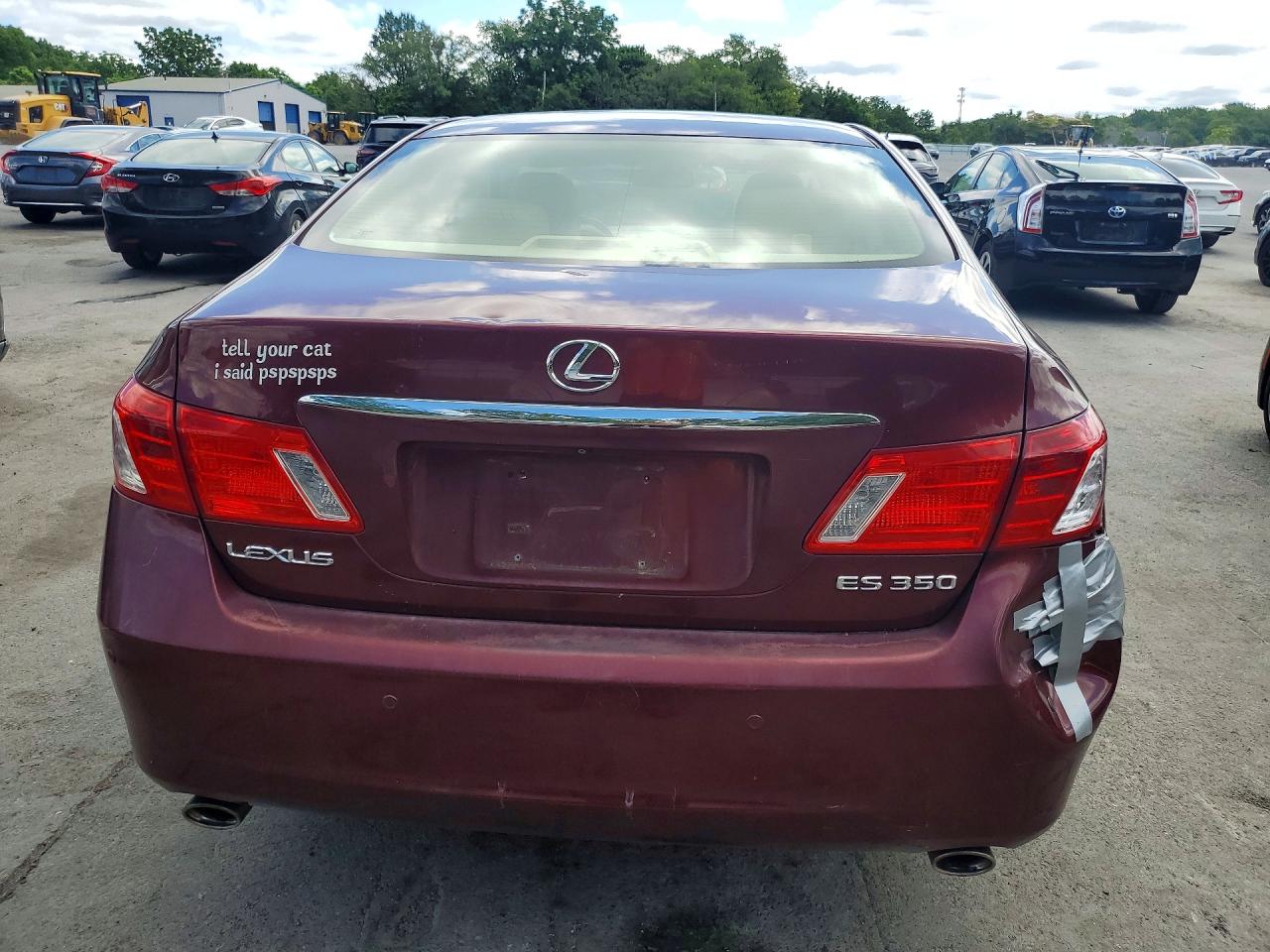 2007 Lexus Es 350 Red vin: JTHBJ46G072072041
