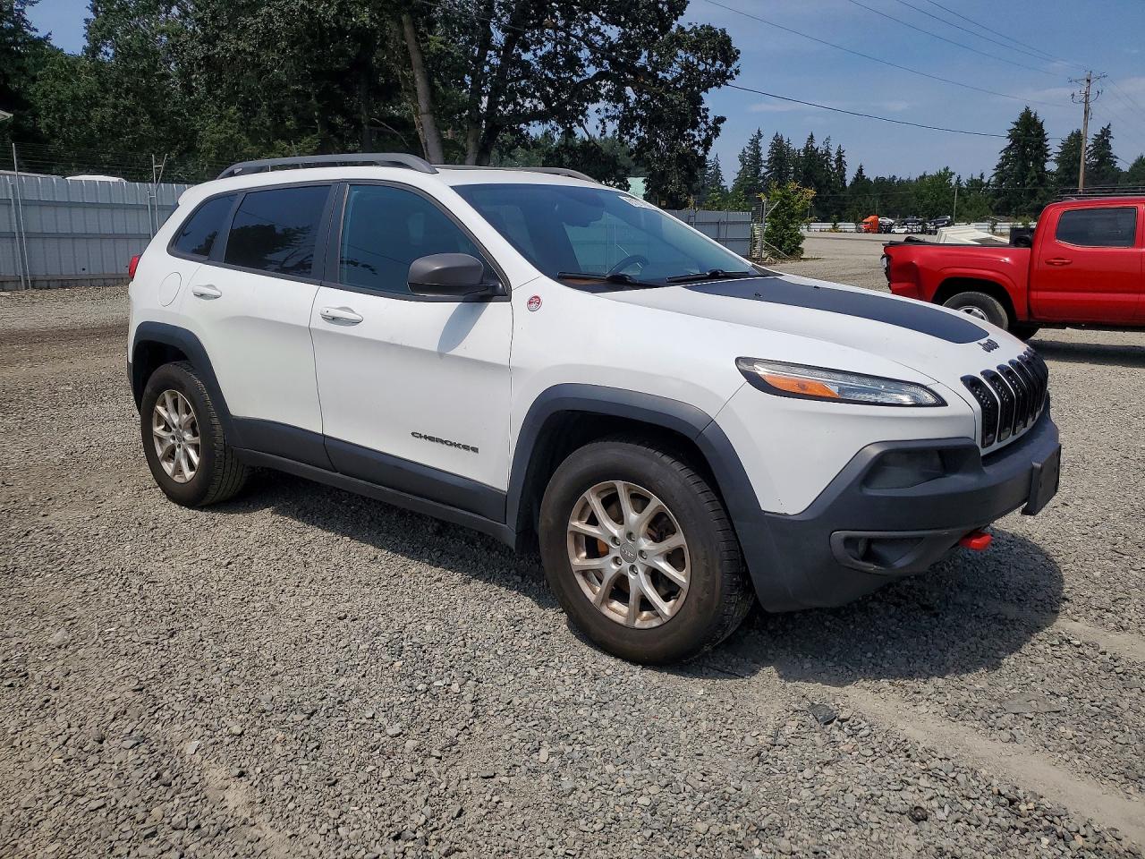2014 Jeep Cherokee Trailhawk Белый vin: 1C4PJMBS9EW129084