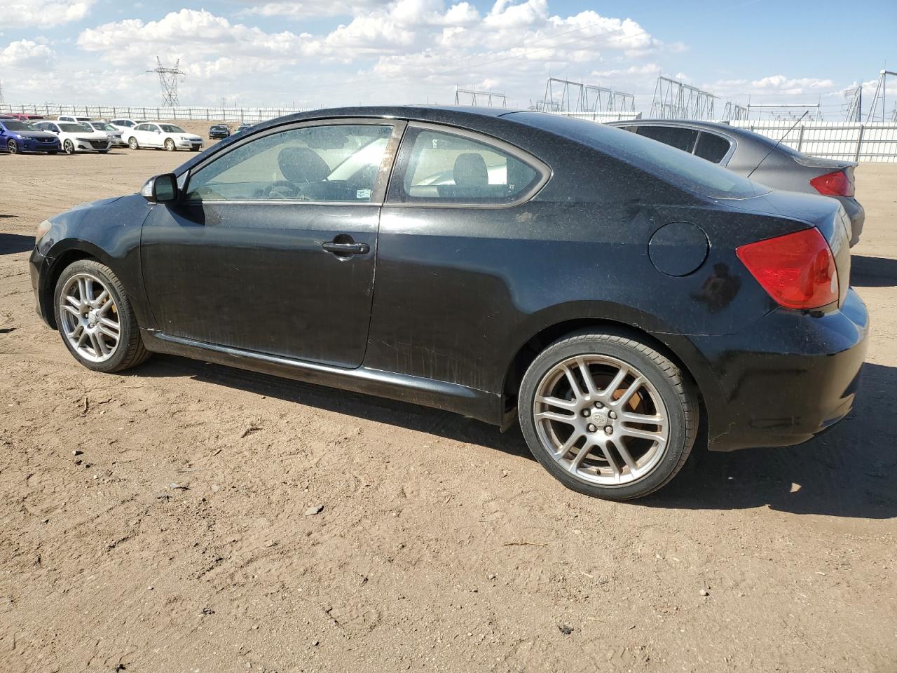 2007 Toyota Scion Tc Black vin: JTKDE177370167757