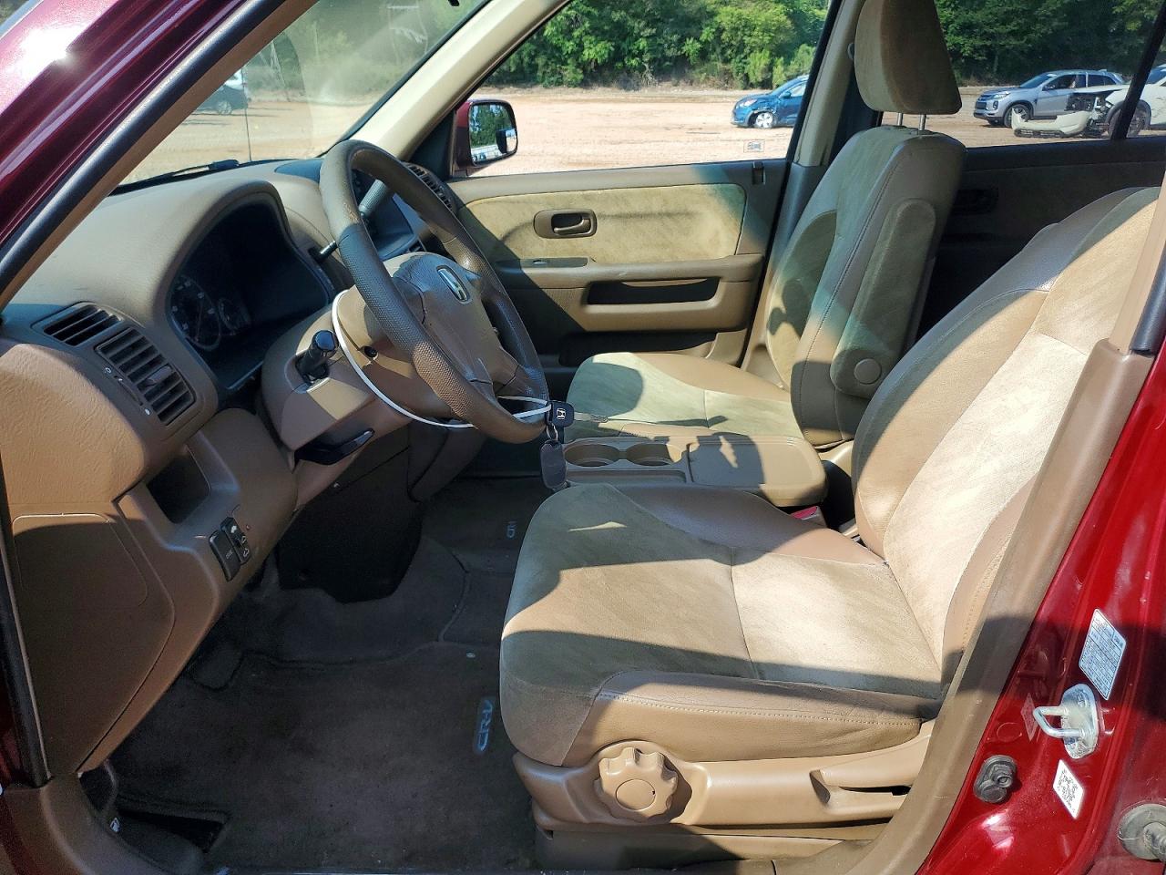 2003 Honda Cr-v Ex Red vin: JHLRD78843C040330