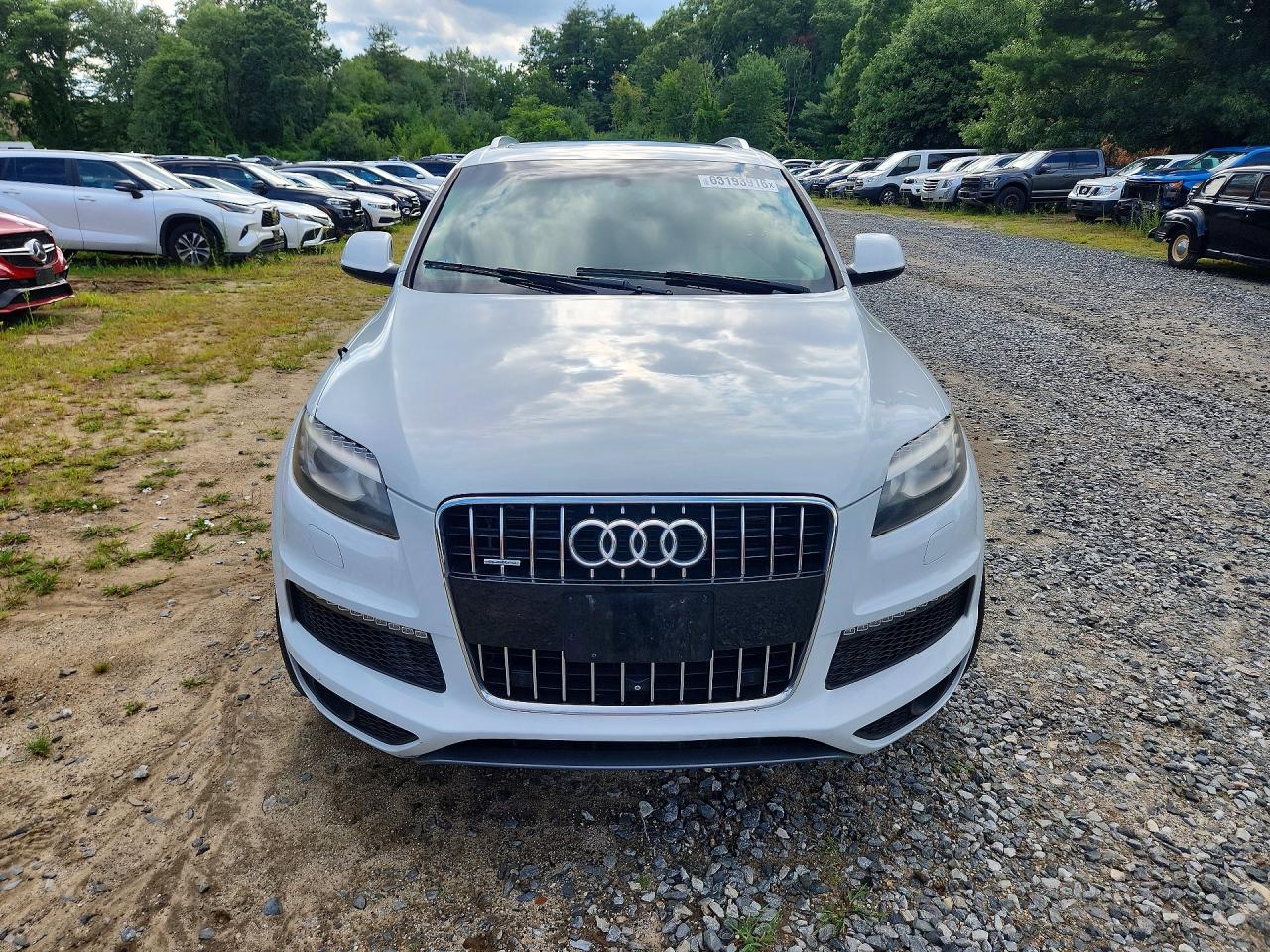 2015 Audi Q7 Prestige White vin: WA1DGAFE6FD023266