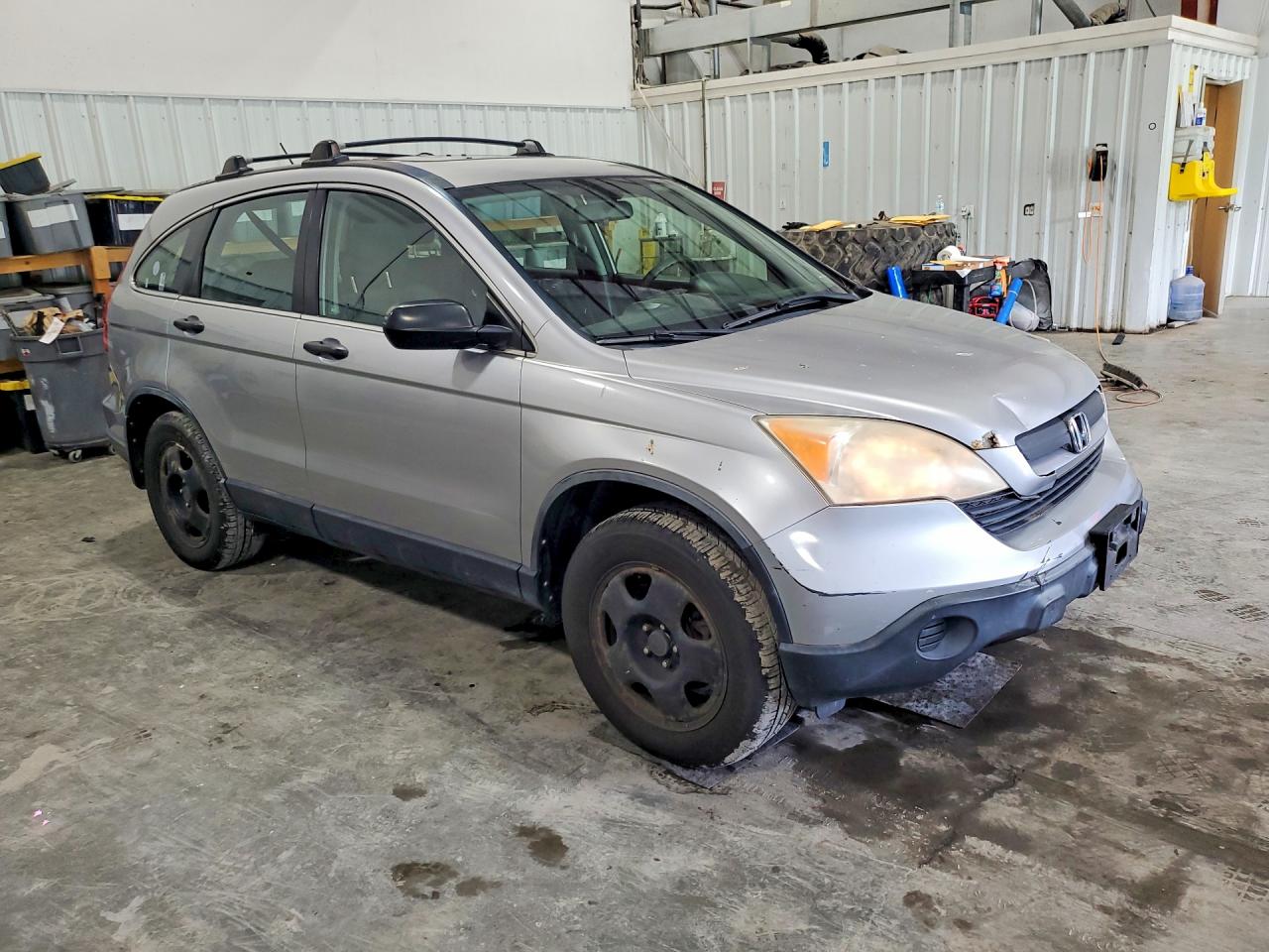 2008 Honda Cr-v Lx Silver vin: JHLRE38318C031277