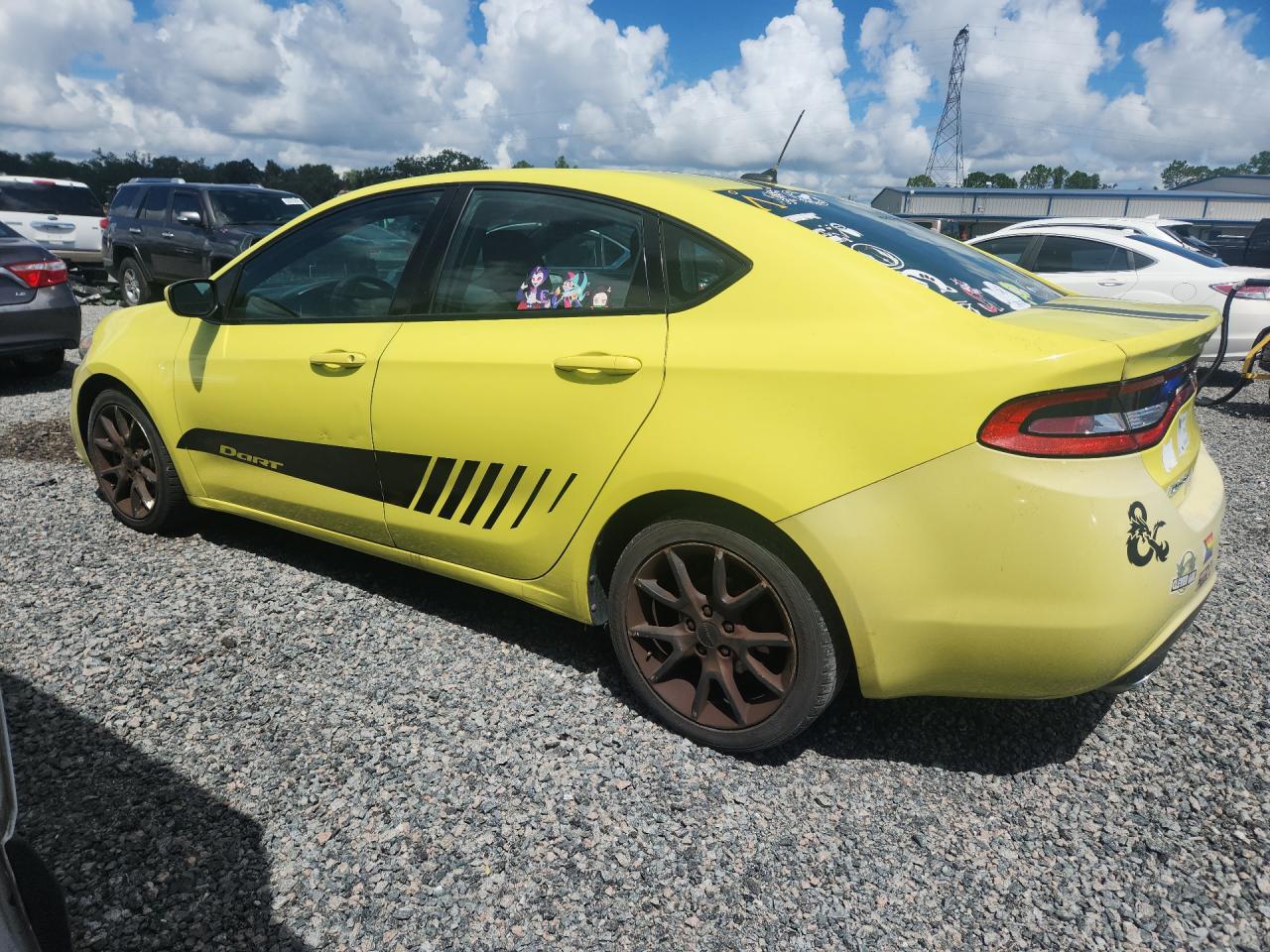 2013 Dodge Dart Sxt Yellow vin: 1C3CDFBH1DD132775