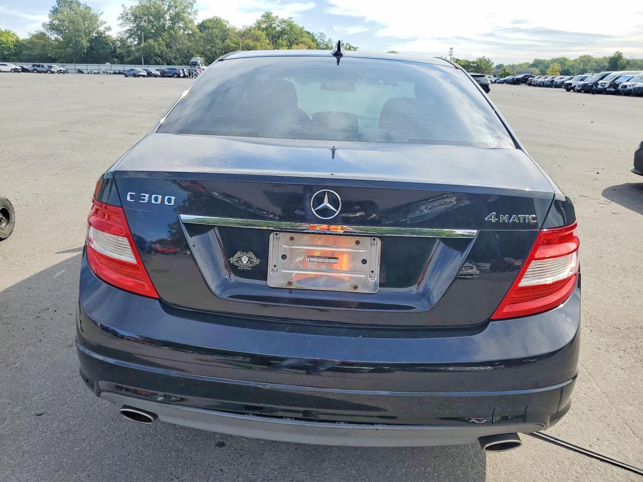 2010 Mercedes-benz C 300 4matic Black vin: WDDGF8BB9AR095865