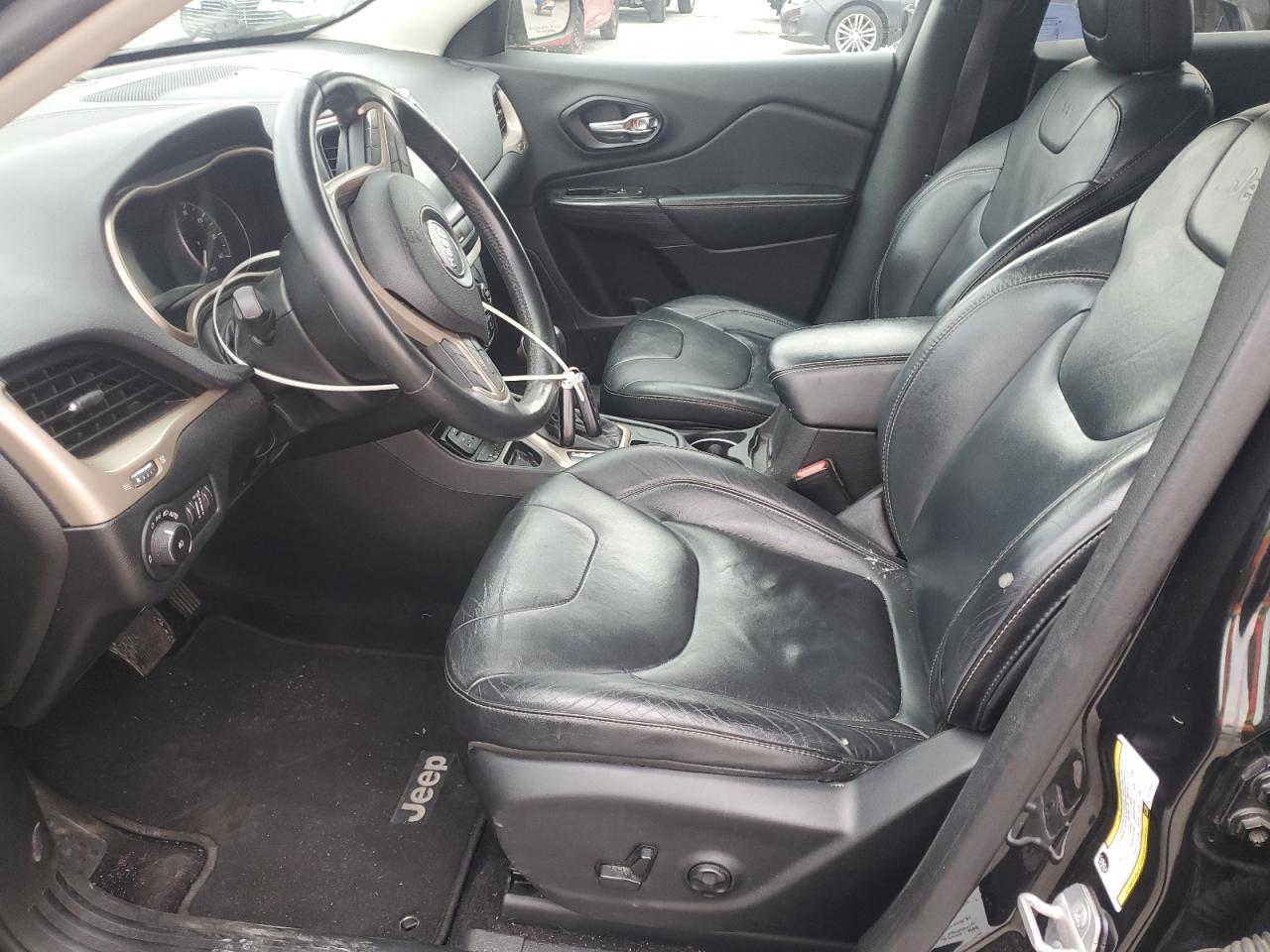 2014 Jeep Cherokee Limited Black vin: 1C4PJLDB2EW200004