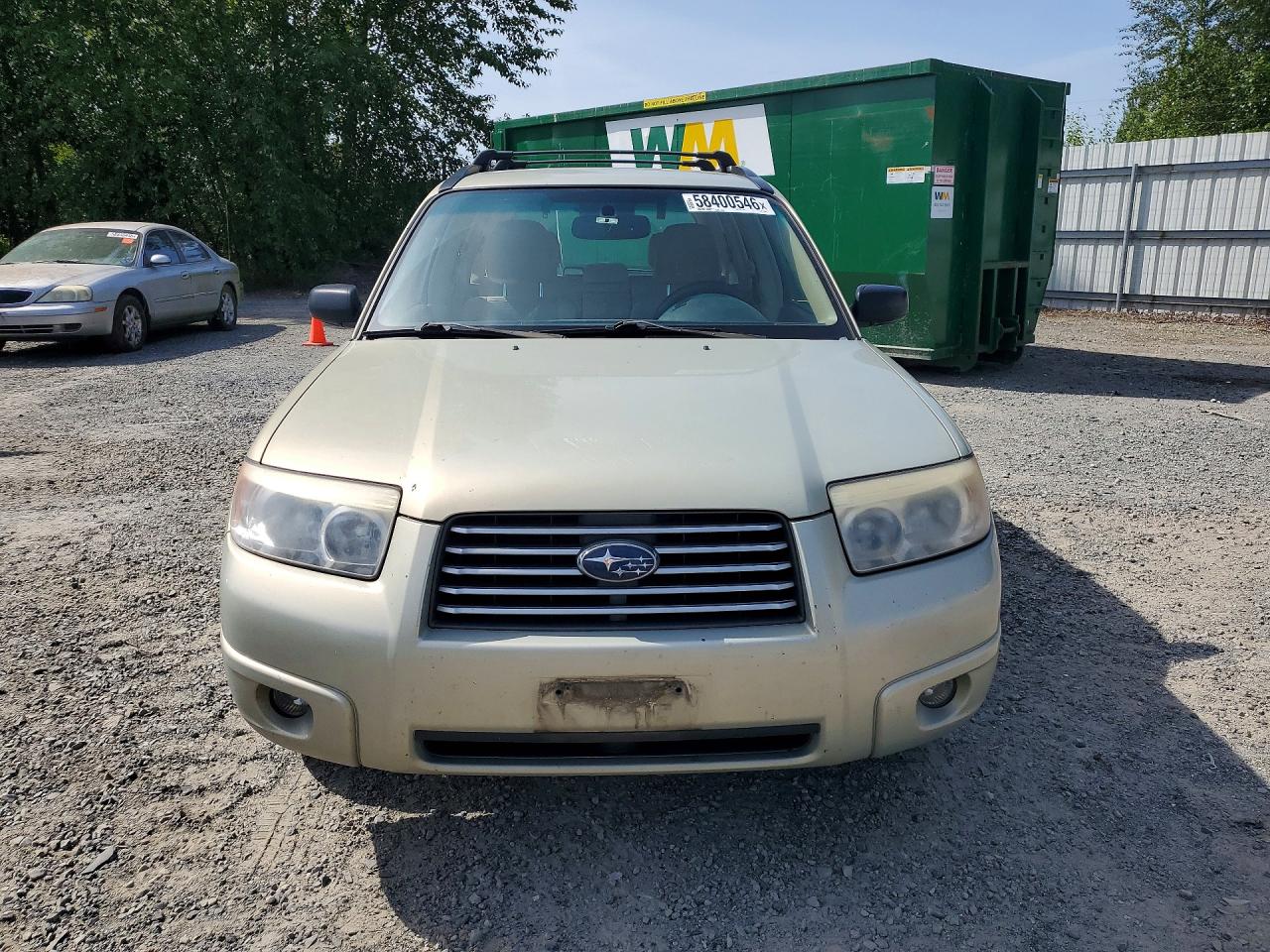 2007 Subaru Forester 2.5x Gold vin: JF1SG63607H714672