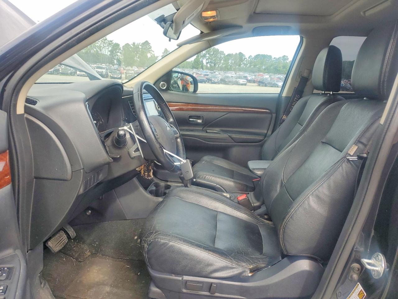 2014 Mitsubishi Outlander Gt Черный vin: JA4JZ4AXXEZ001800