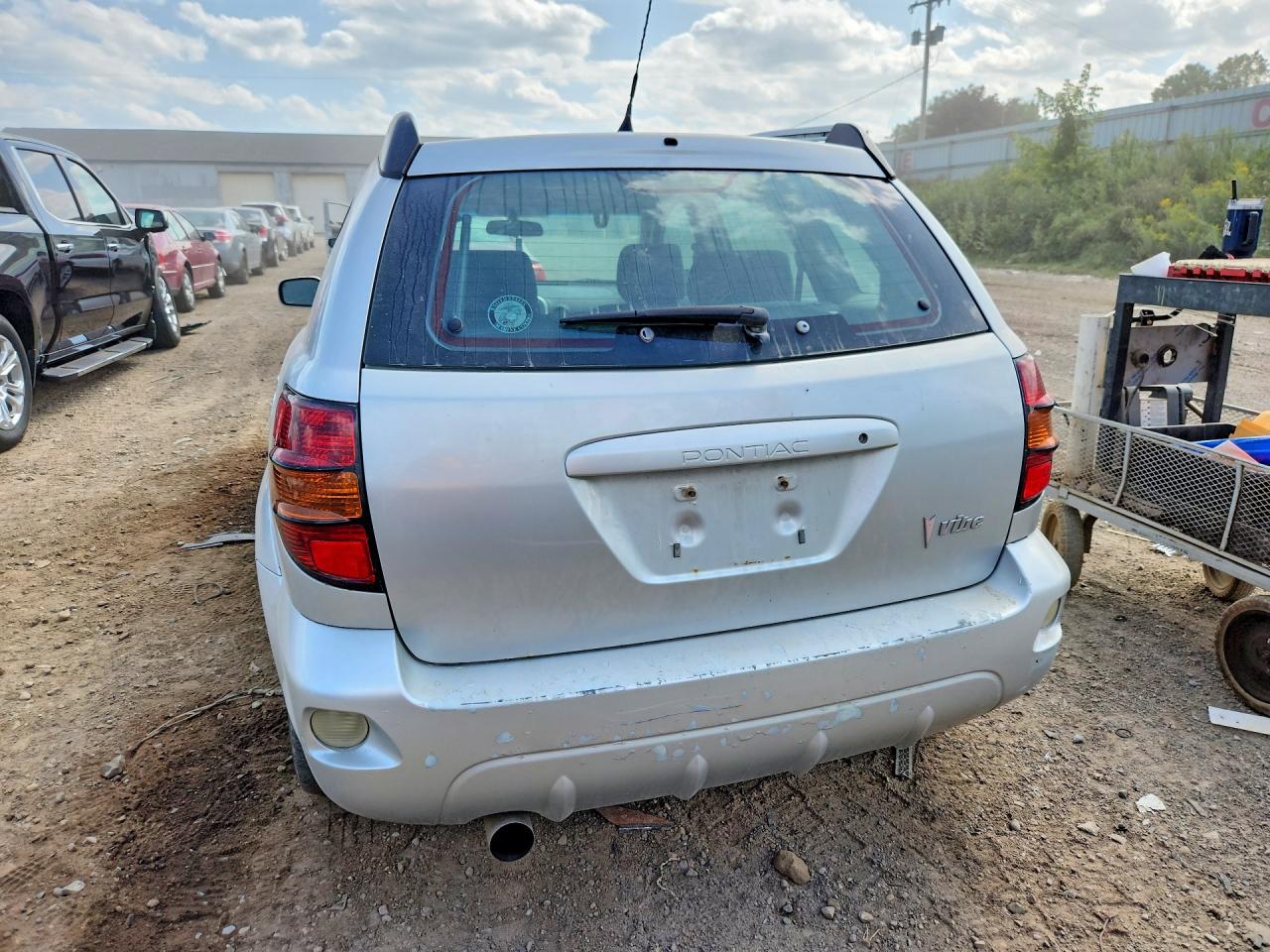 2008 Pontiac Vibe Silver vin: 5Y2SL65828Z422859