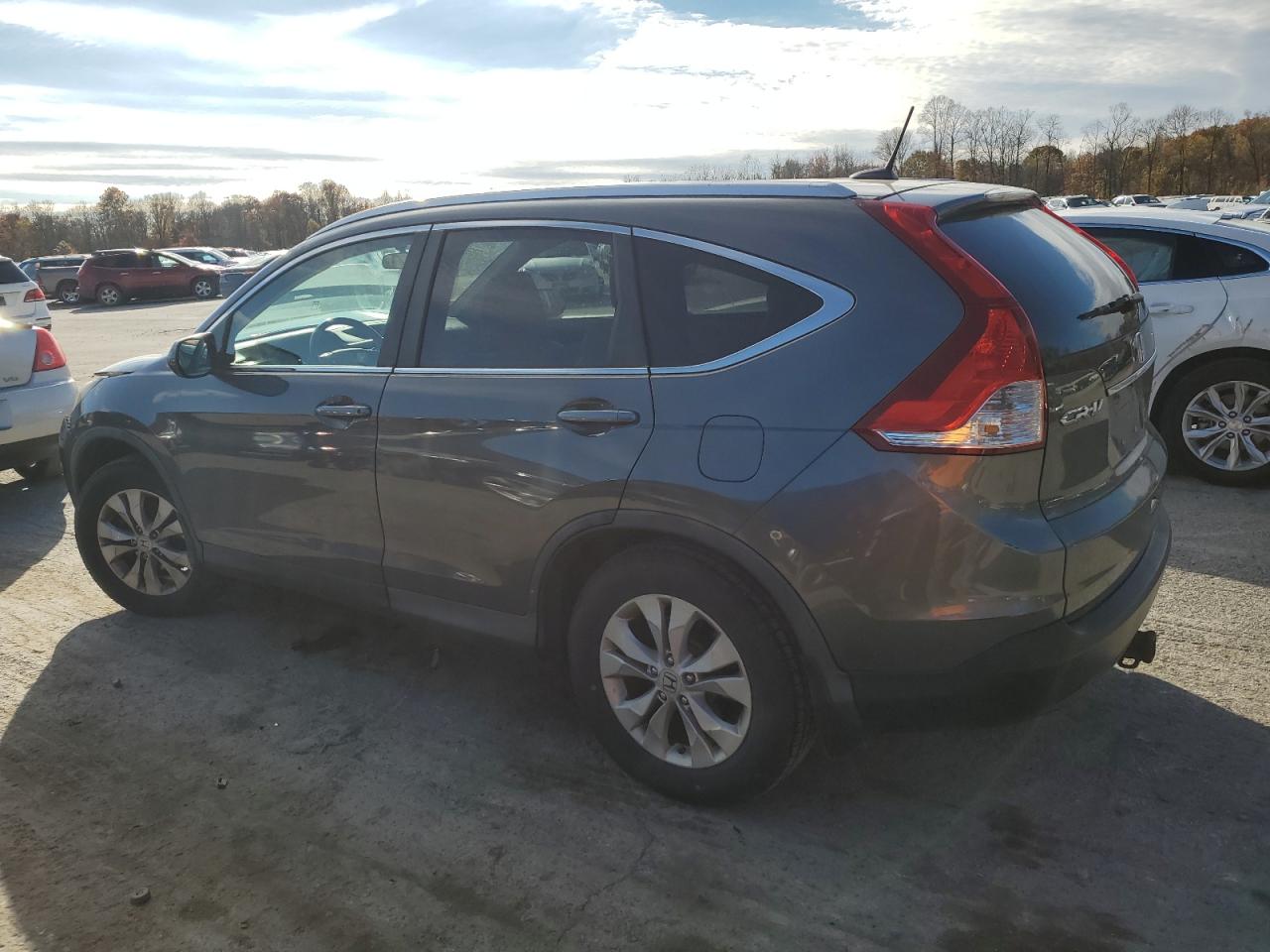2012 Honda Cr-v Exl Gray vin: 2HKRM4H72CH629030