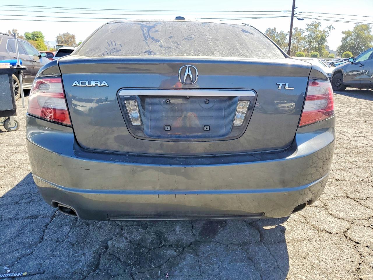2008 Acura Tl Gray vin: 19UUA66298A011791
