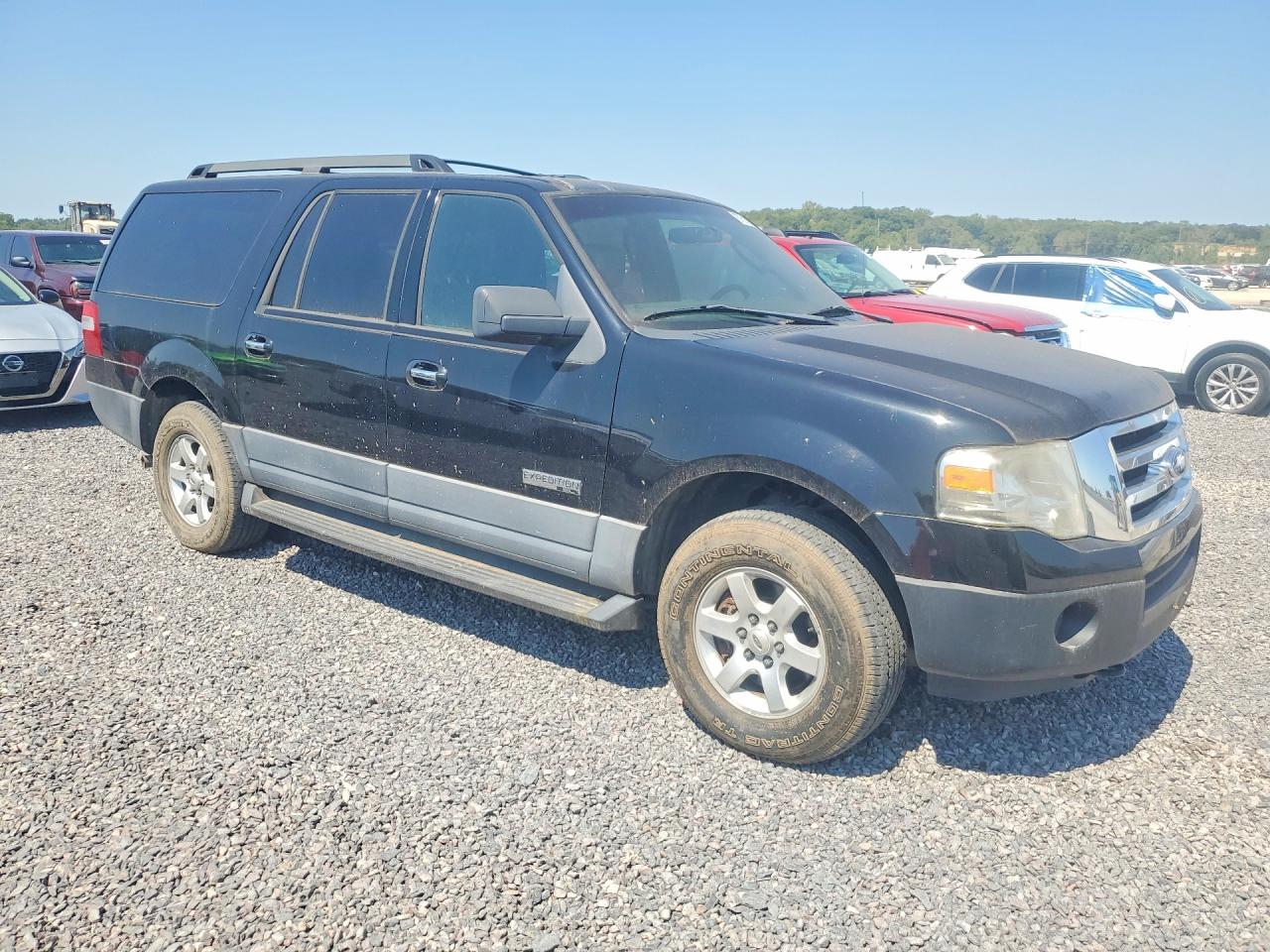 2007 Ford Expedition El Xlt Black vin: 1FMFK16597LA91593