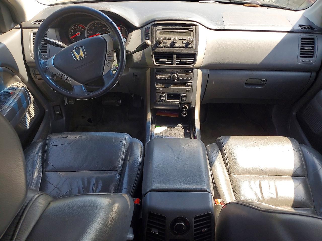 2007 Honda Pilot Exl Gray vin: 2HKYF18667H504596