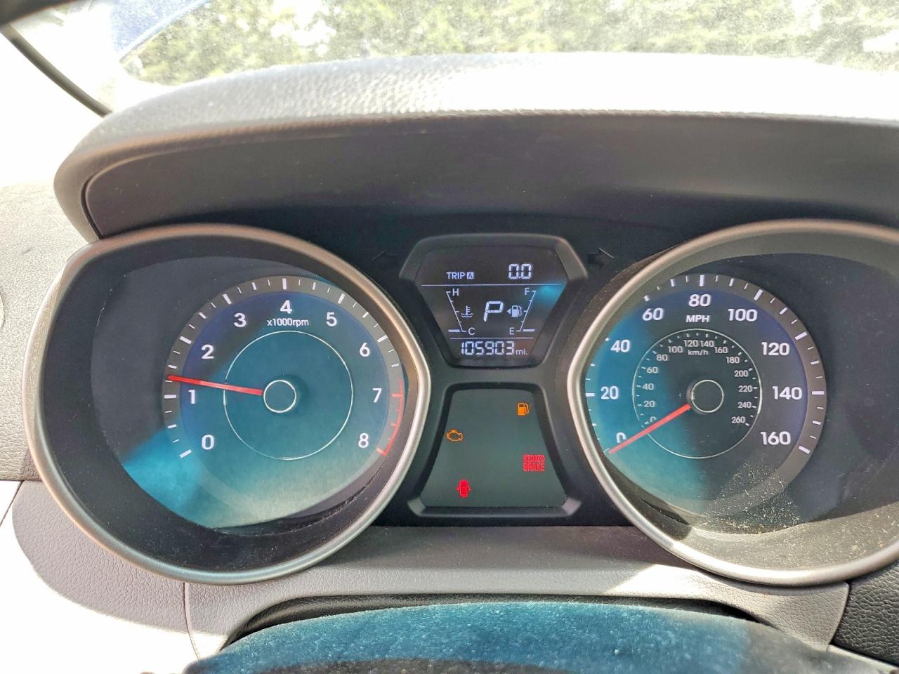 2016 Hyundai Elantra Limited Blue vin: 5NPDH4AE3GH723480