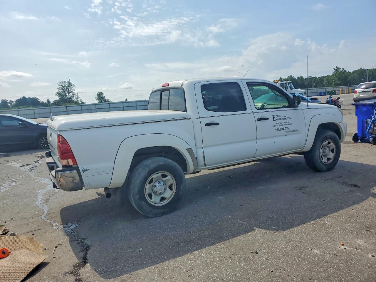 2007 Toyota Tacoma Double Cab Prerunner Белый vin: 3TMJU62N07M049680