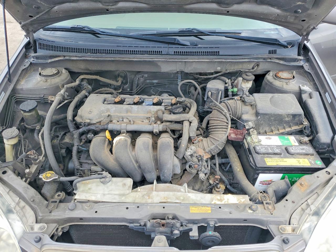 2004 Toyota Corolla Le Gray vin: 1NXBR38EX4Z236231