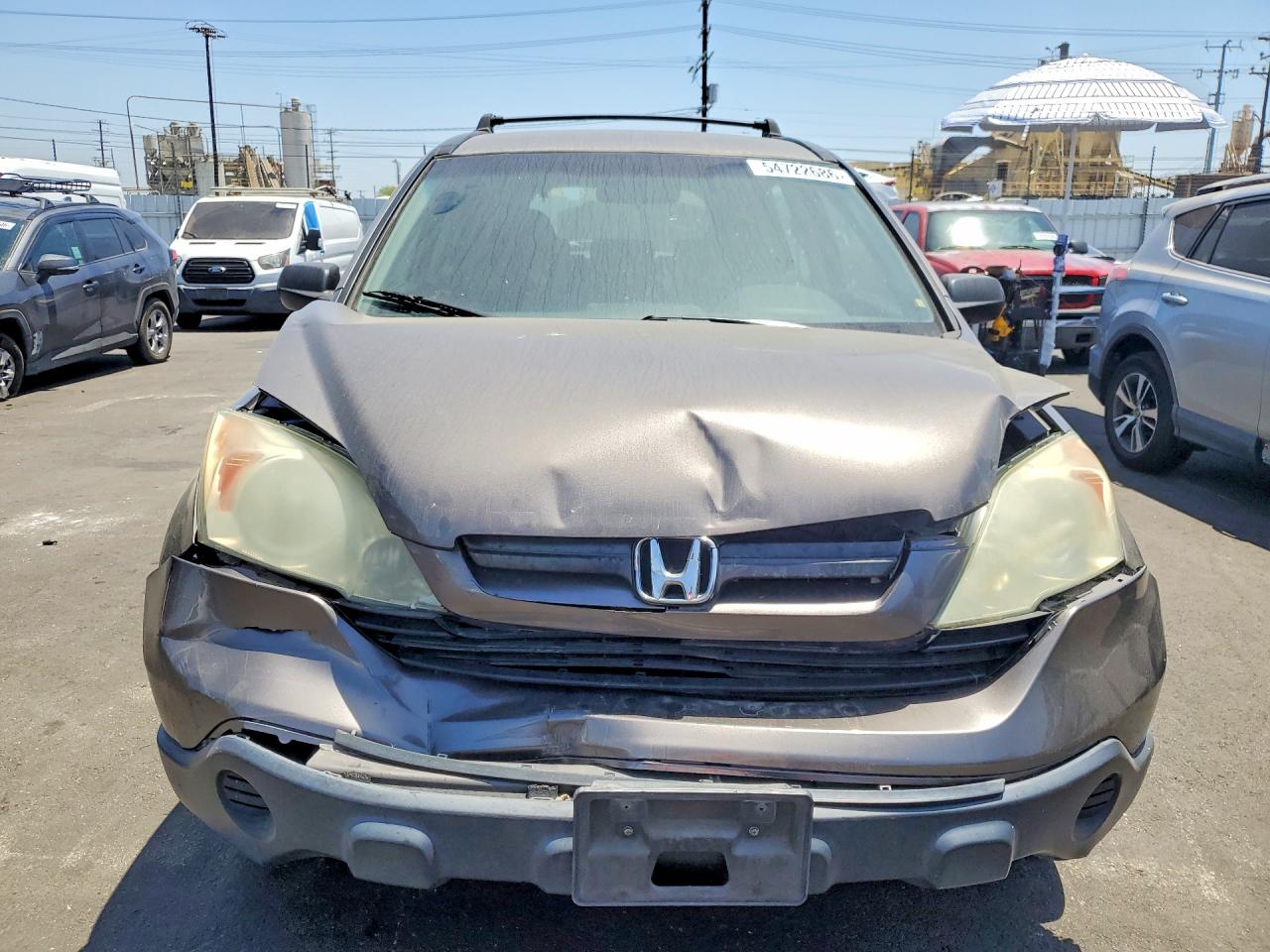 2009 Honda Cr-v Lx Gray vin: 5J6RE38369L021062