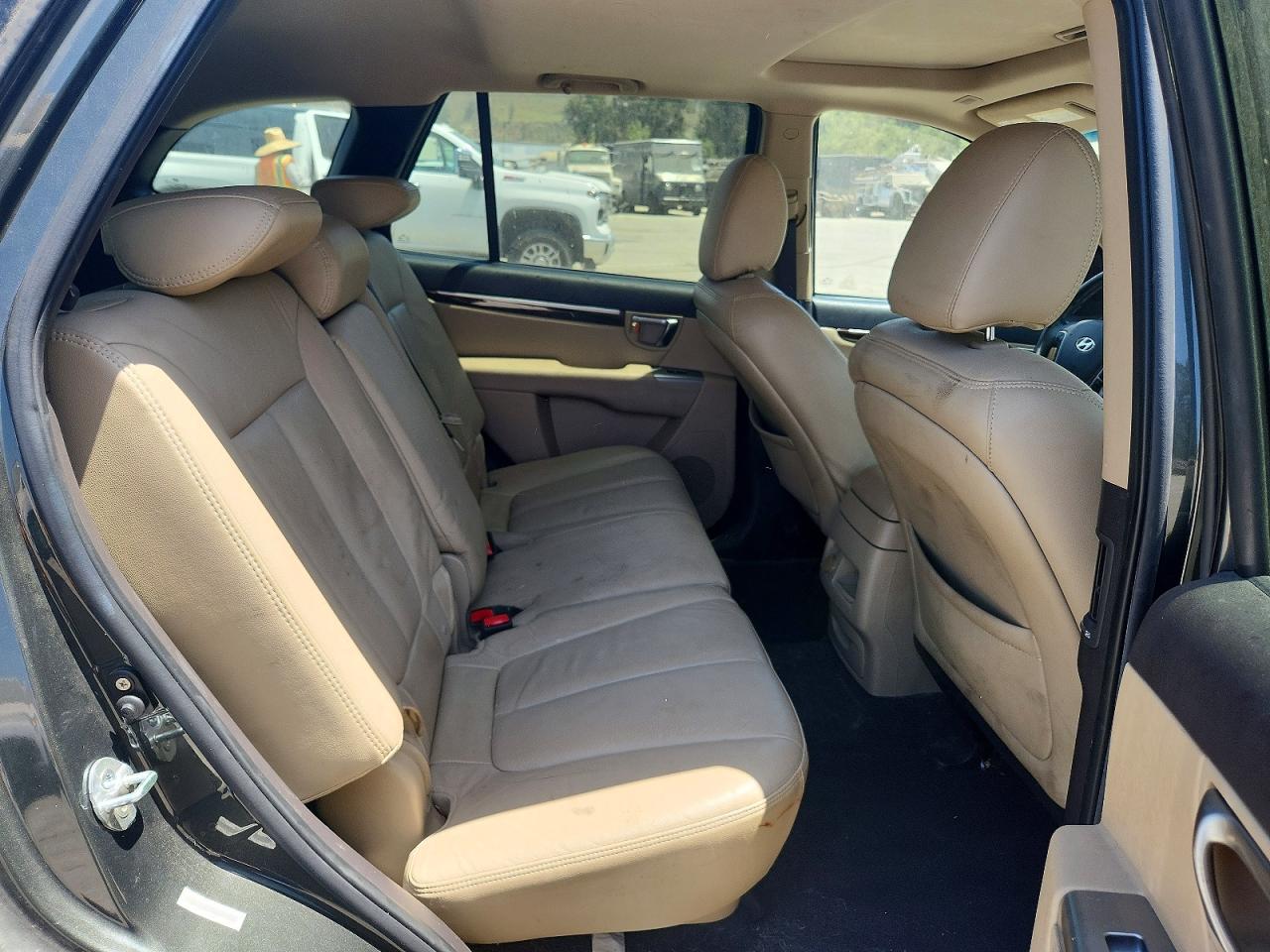 2010 Hyundai Santa Fe Limited Black vin: 5NMSKDAG6AH387550