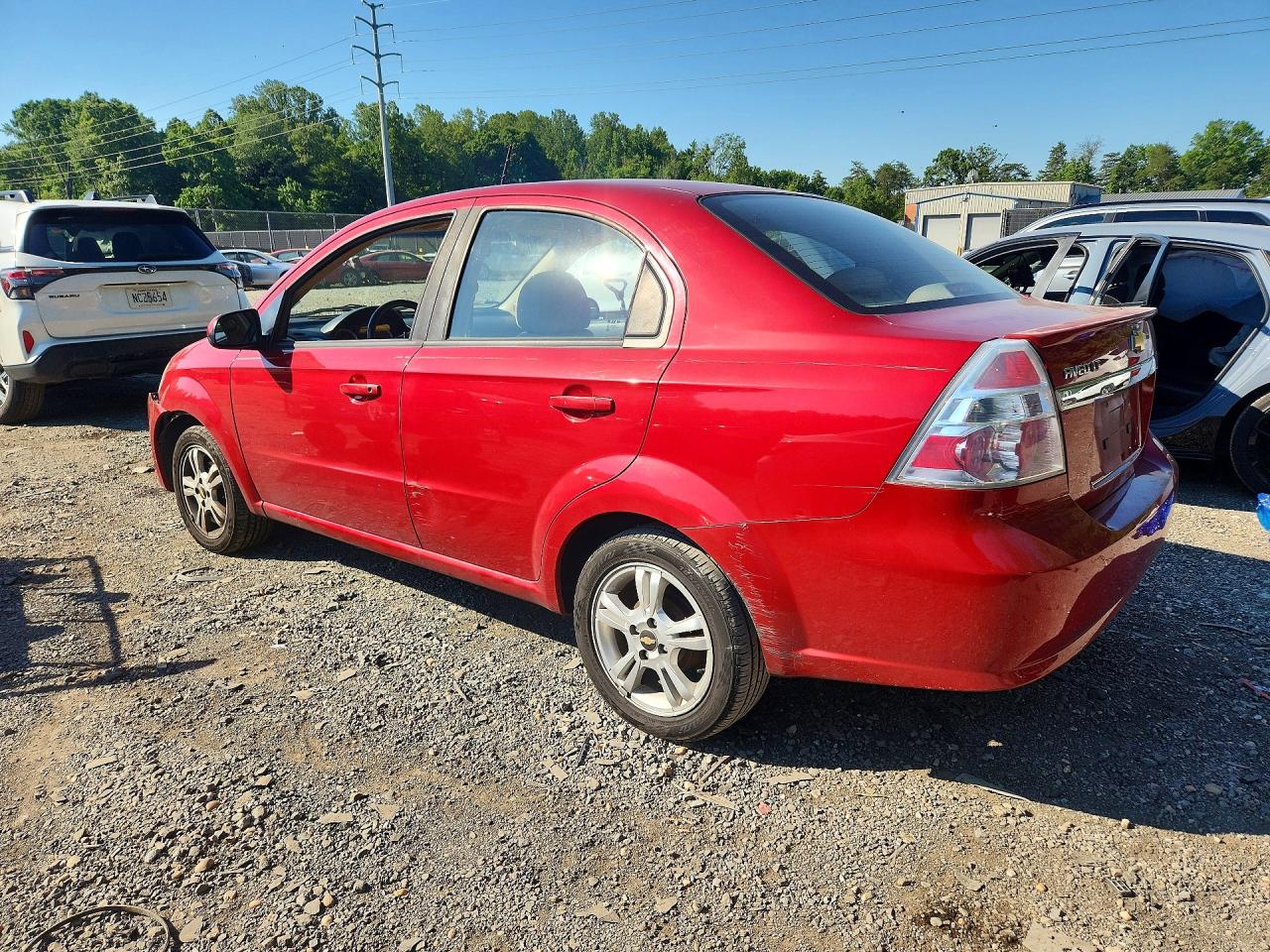 2011 Chevrolet Aveo Lt Red vin: KL1TG5DEXBB195261