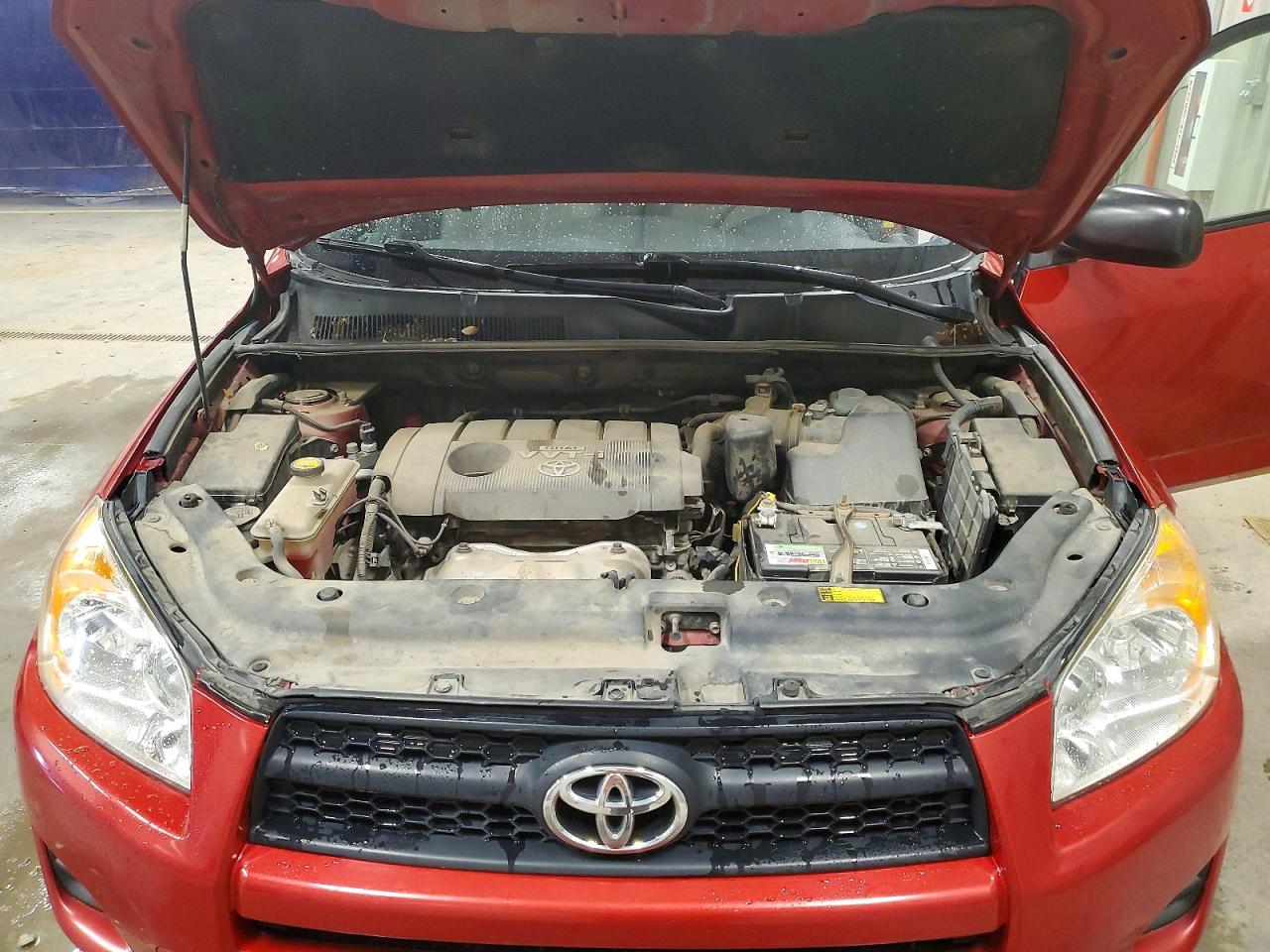 2010 Toyota Rav4 Base Red vin: JTMBF4DV7A5021856