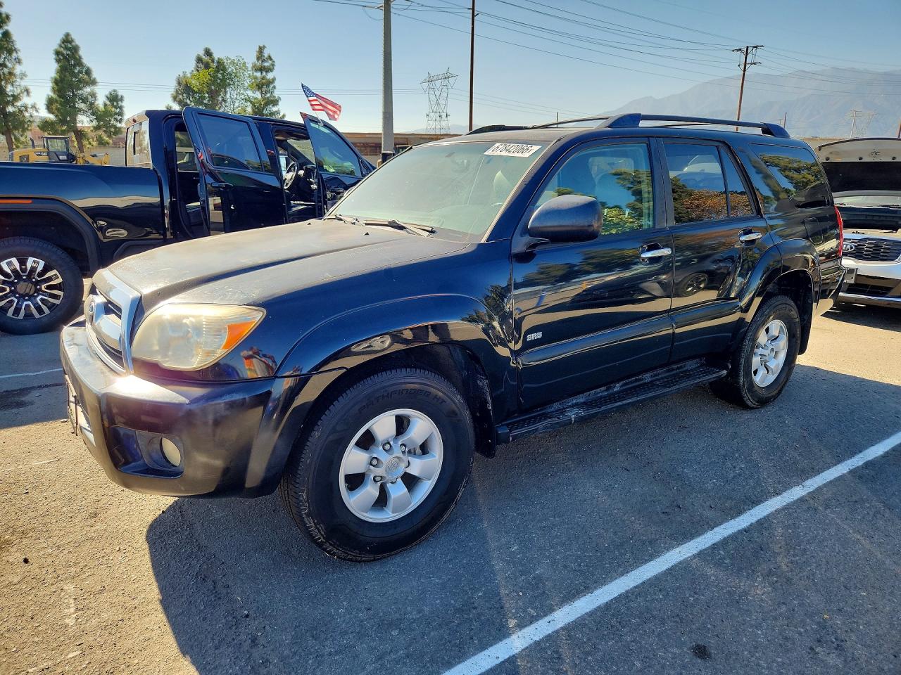 2006 Toyota 4runner Sr5 Black vin: JTEZU14R168054407