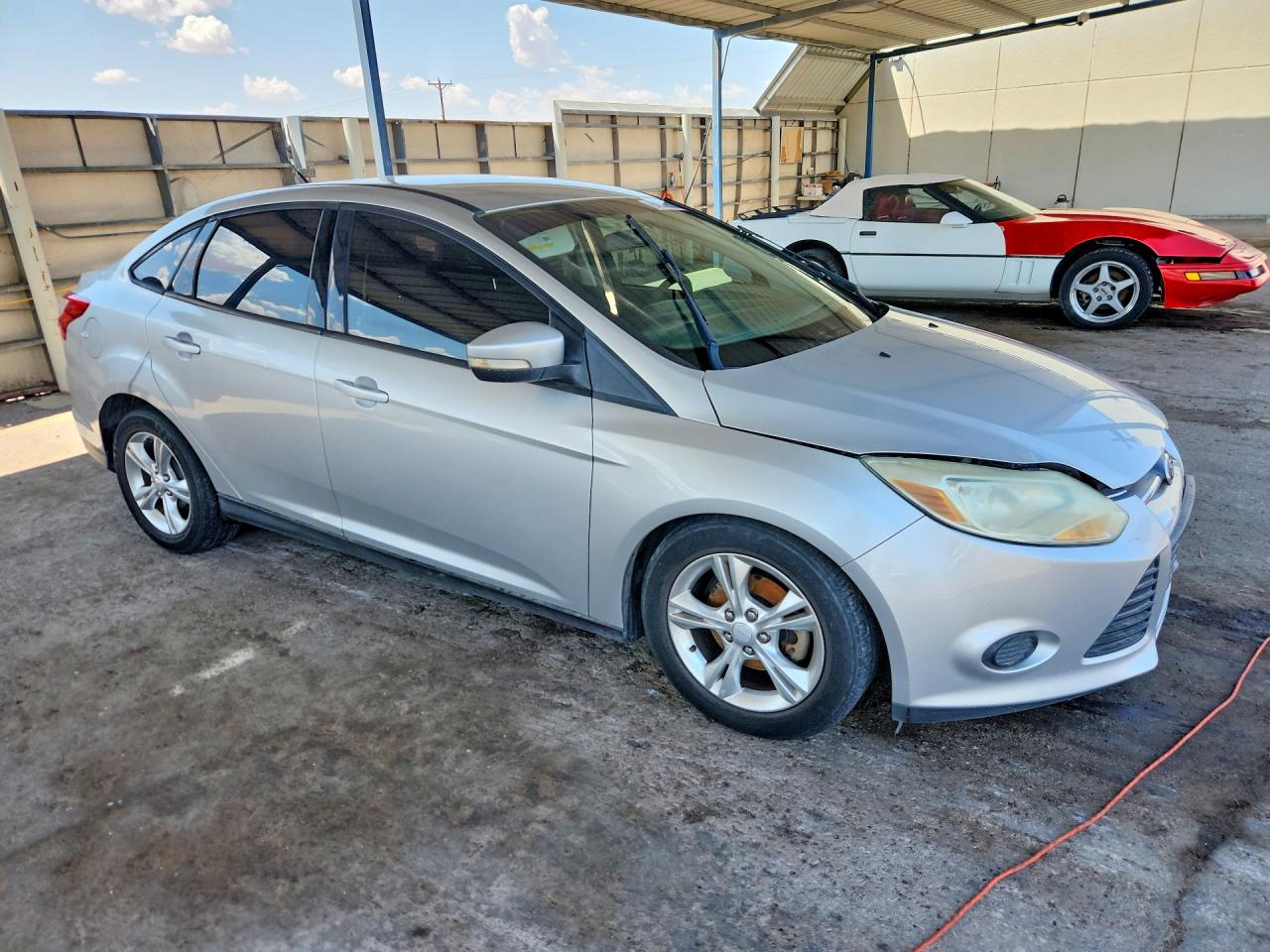 2013 Ford Focus Se Silver vin: 1FADP3F24DL234031