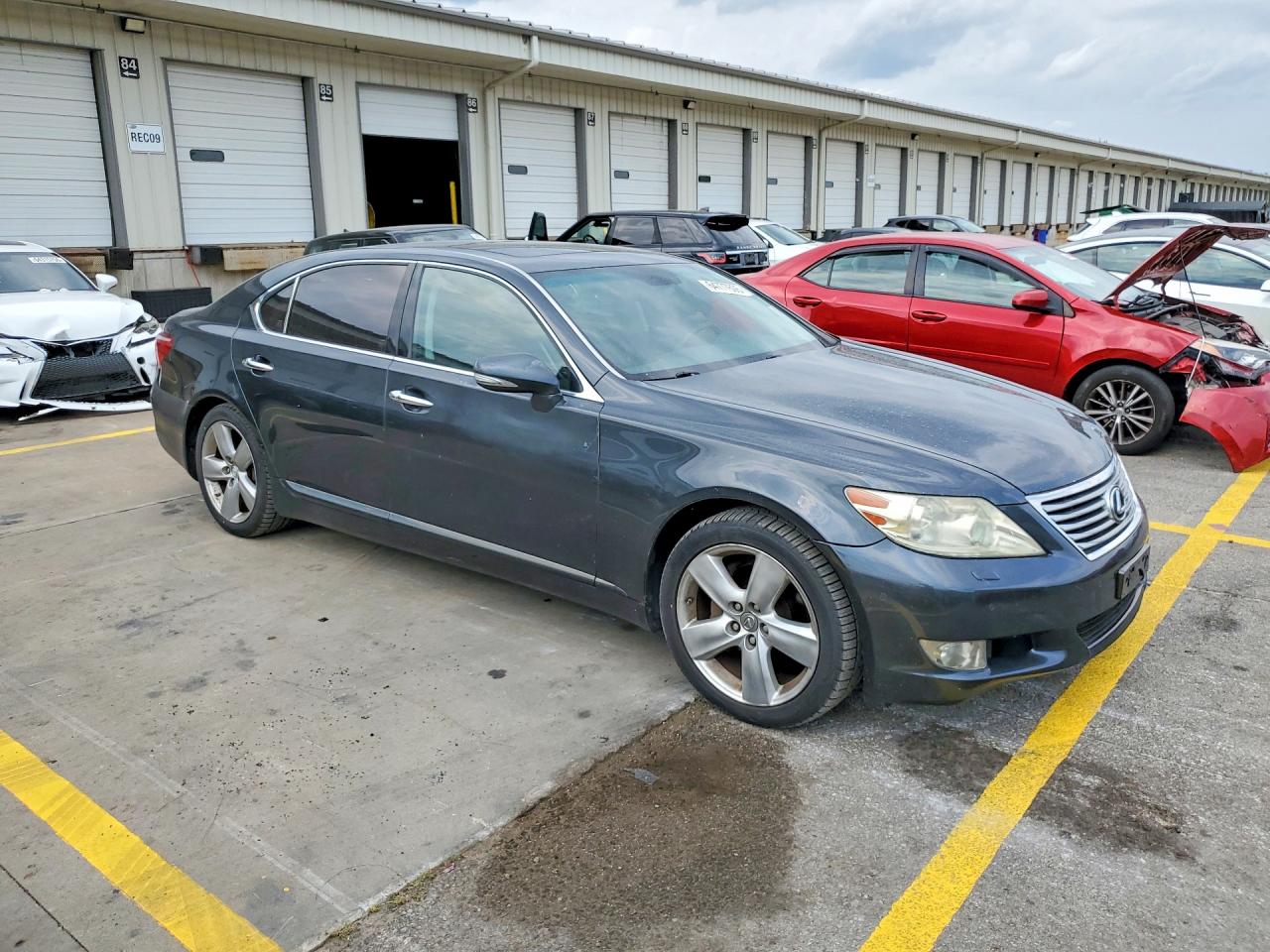 2010 Lexus Ls 460l Gray vin: JTHGL5EF2A5037568