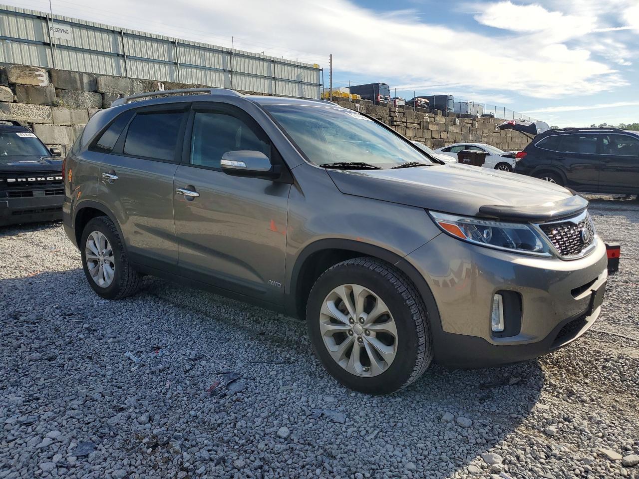 2014 Kia Sorento Ex Серый vin: 5XYKUDA71EG537865