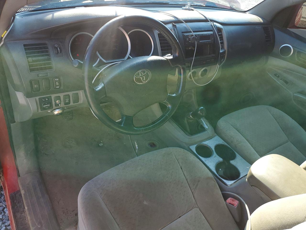 2005 Toyota Tacoma Access Cab Red vin: 5TEUU42N95Z112793