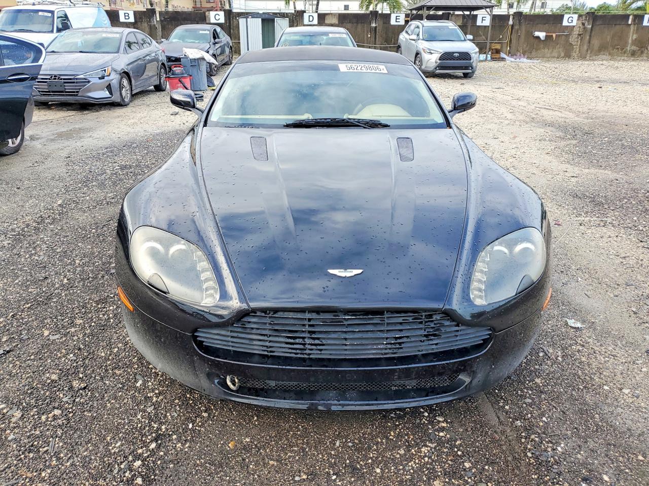 2007 Aston Martin V8 Vantage Черный vin: SCFBB03B97GC03717