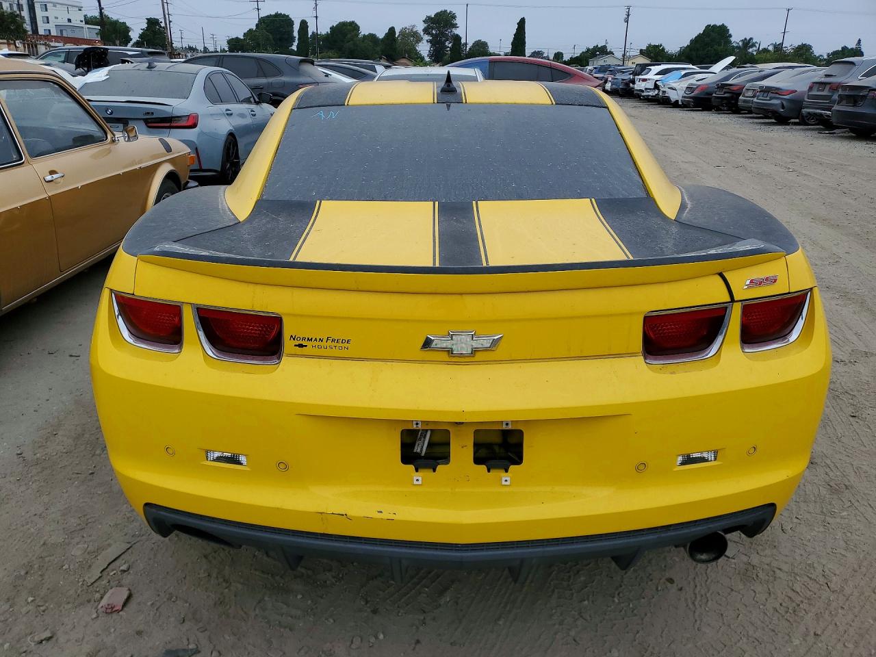 2013 Chevrolet Camaro 2ss Yellow vin: 2G1FT1EW7D9207820