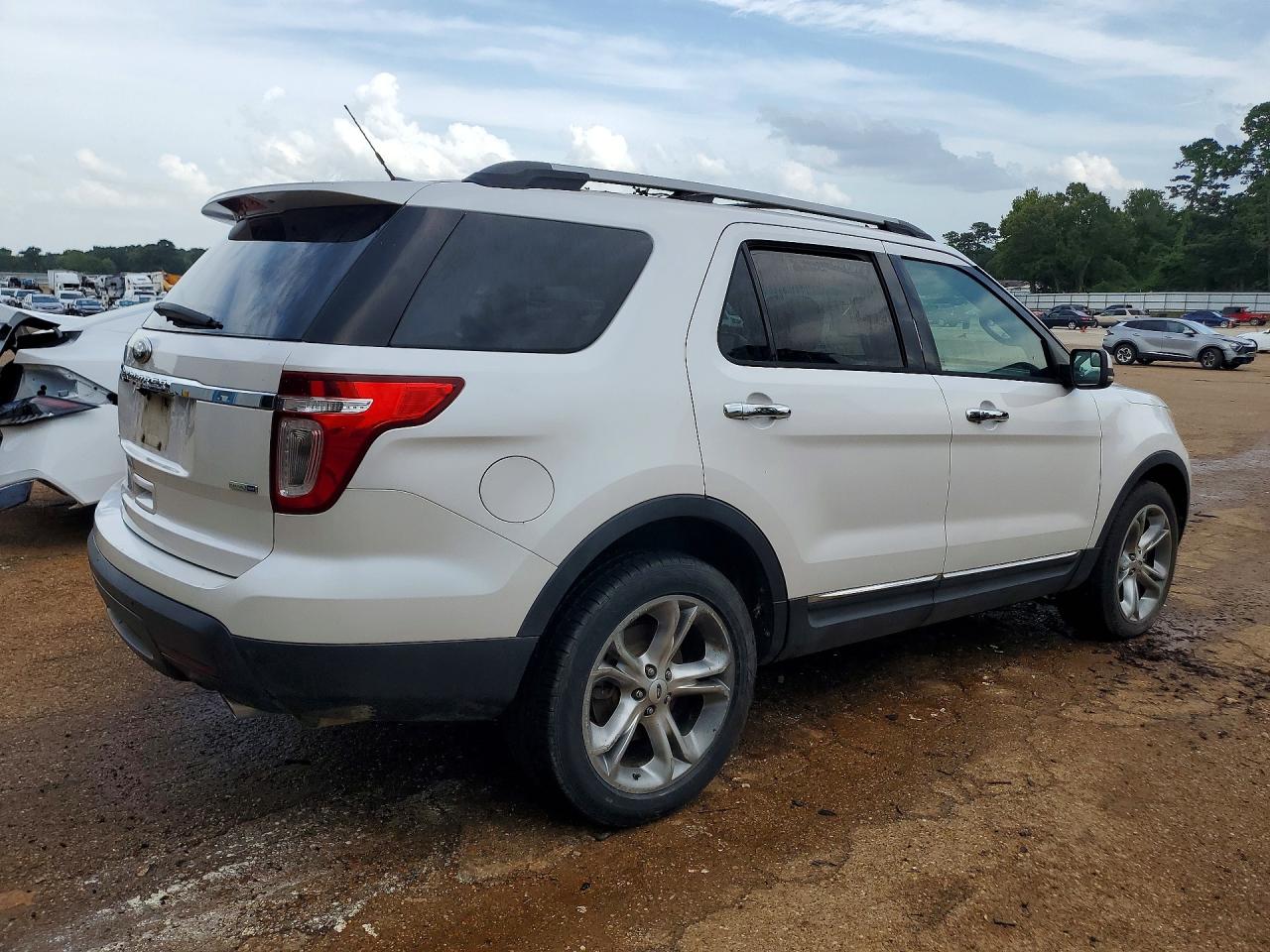 2013 Ford Explorer Limited White vin: 1FM5K8F87DGA64007