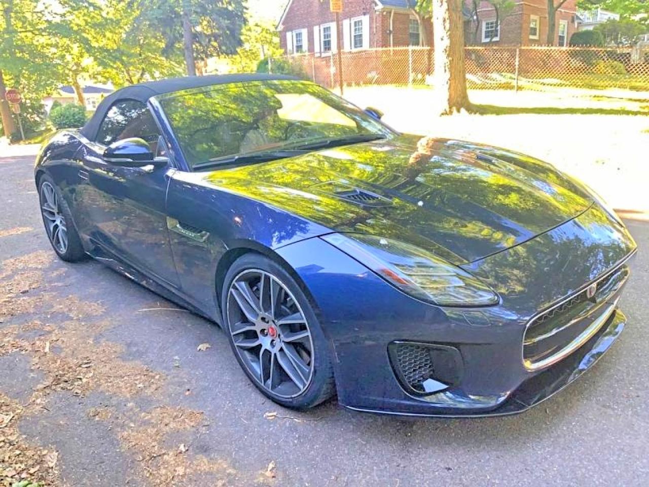 2018 Jaguar F-type R Dynamic Blue vin: SAJD85FVXJCK49031