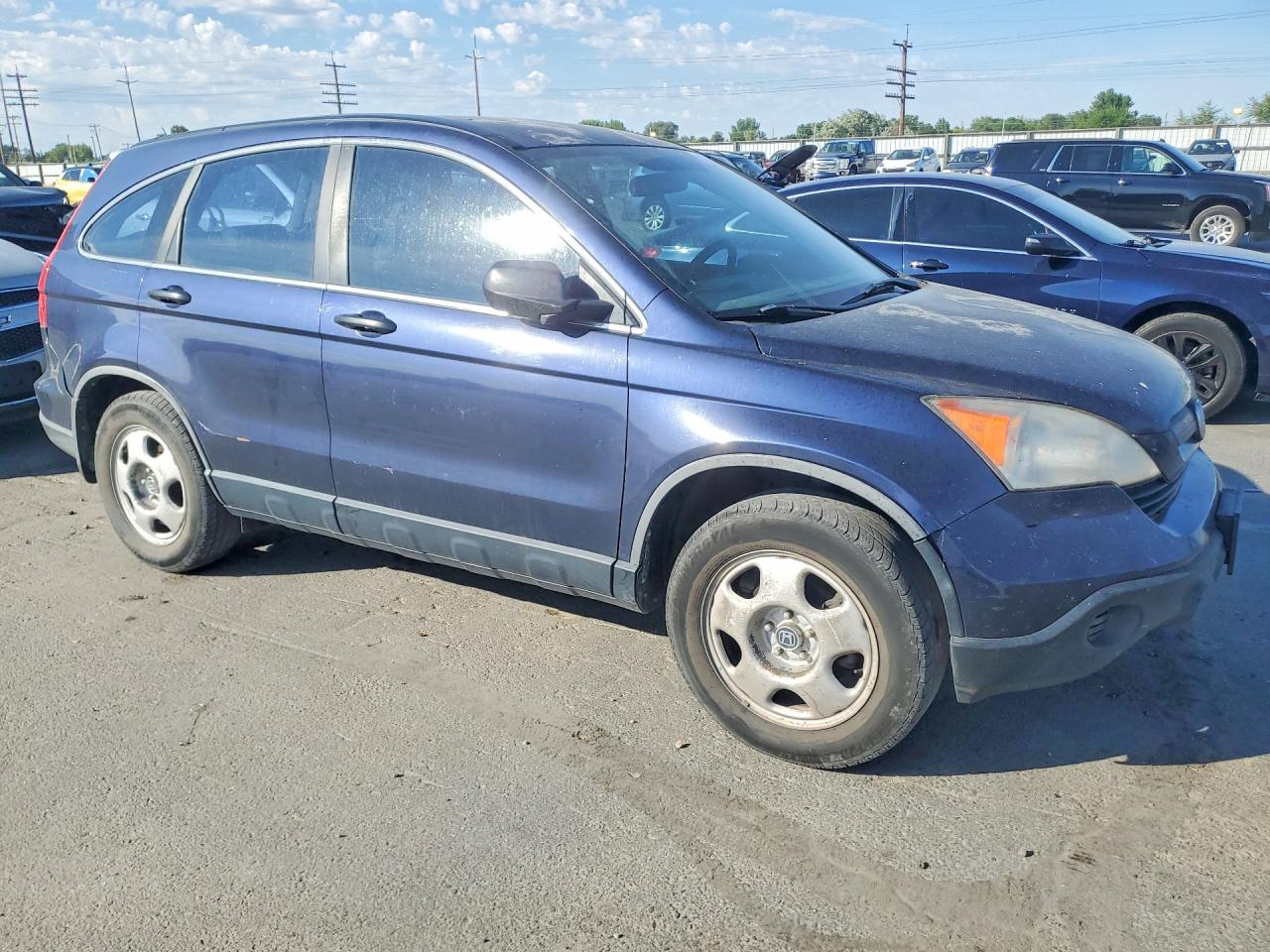 2009 Honda Cr-v Lx Синий vin: JHLRE48359C018278