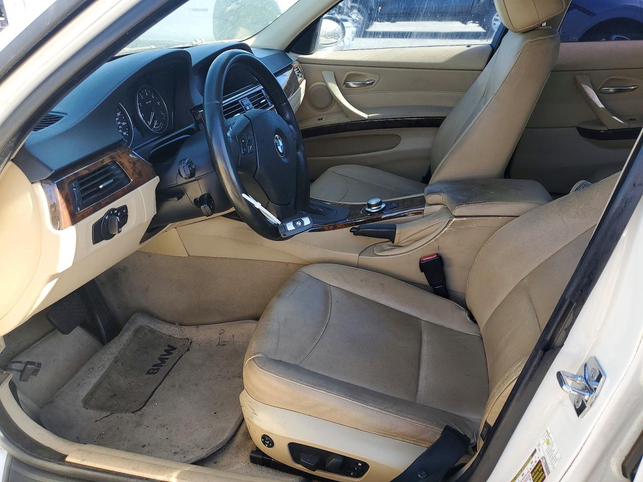 2007 Bmw 328 I Sulev White vin: WBAVC53547FZ77034