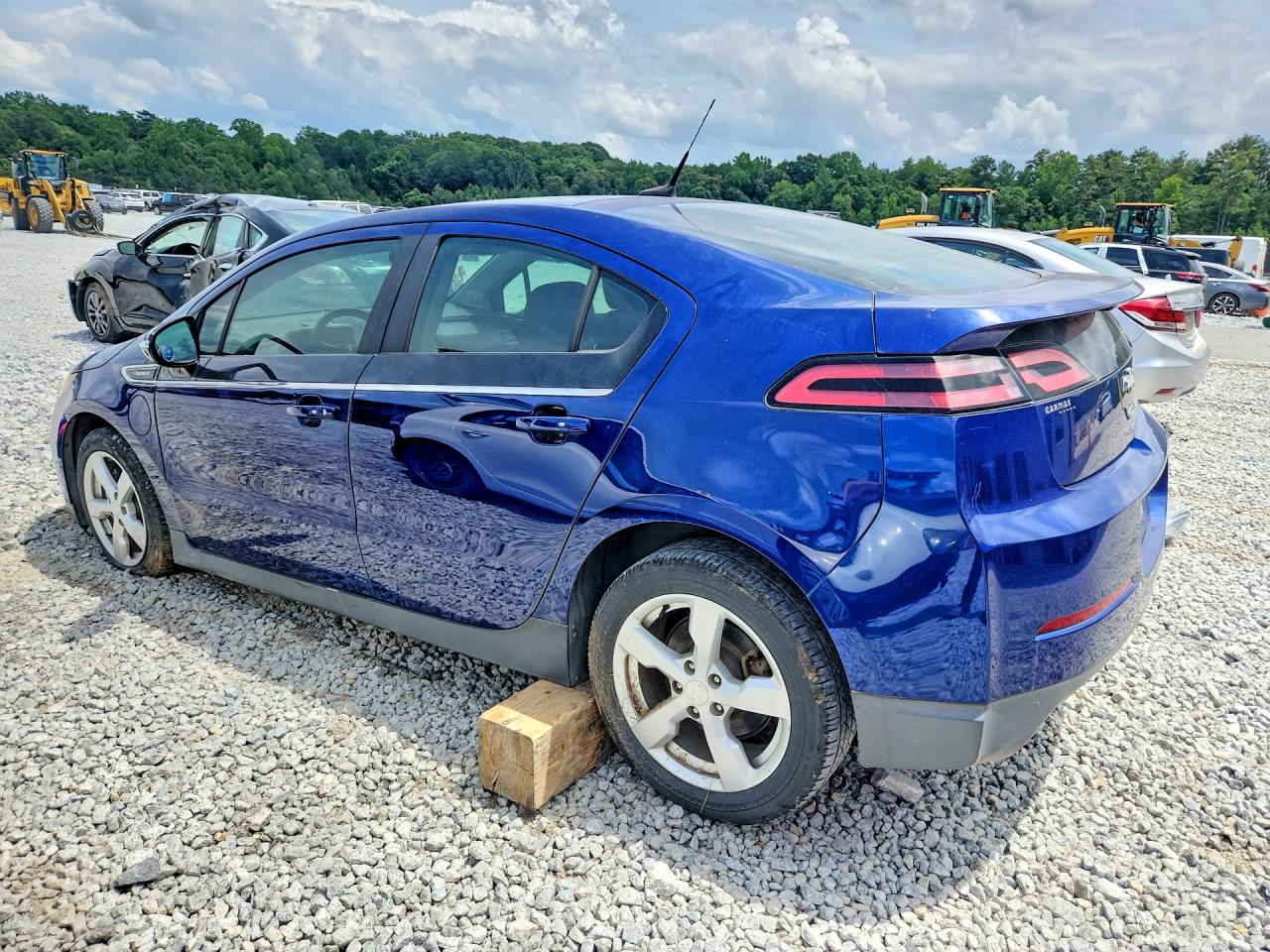 2013 Chevrolet Volt Синий vin: 1G1RB6E42DU106487