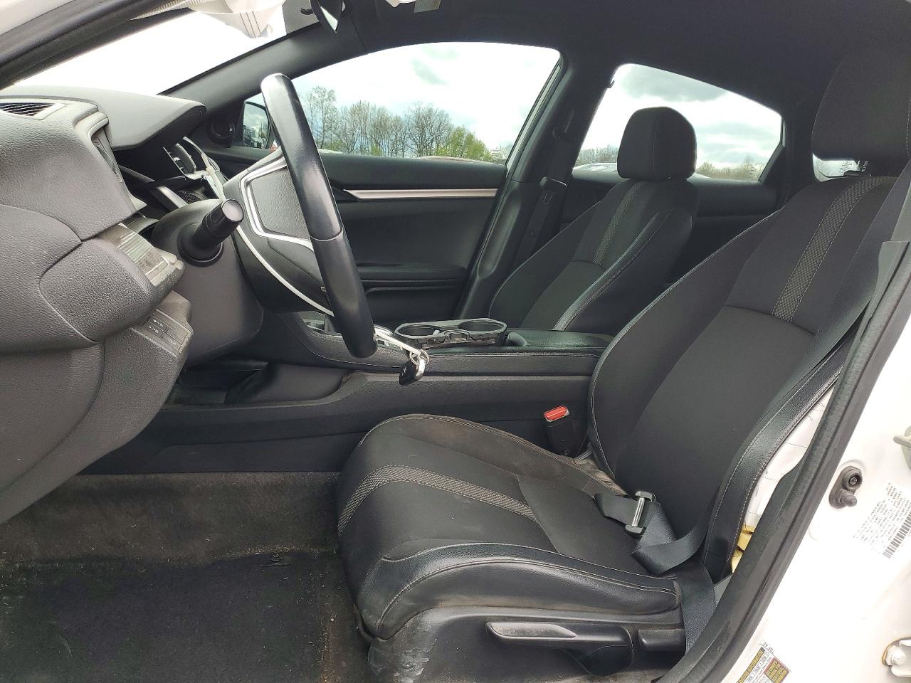 2019 Honda Civic Sport White vin: 2HGFC2E88KH538442