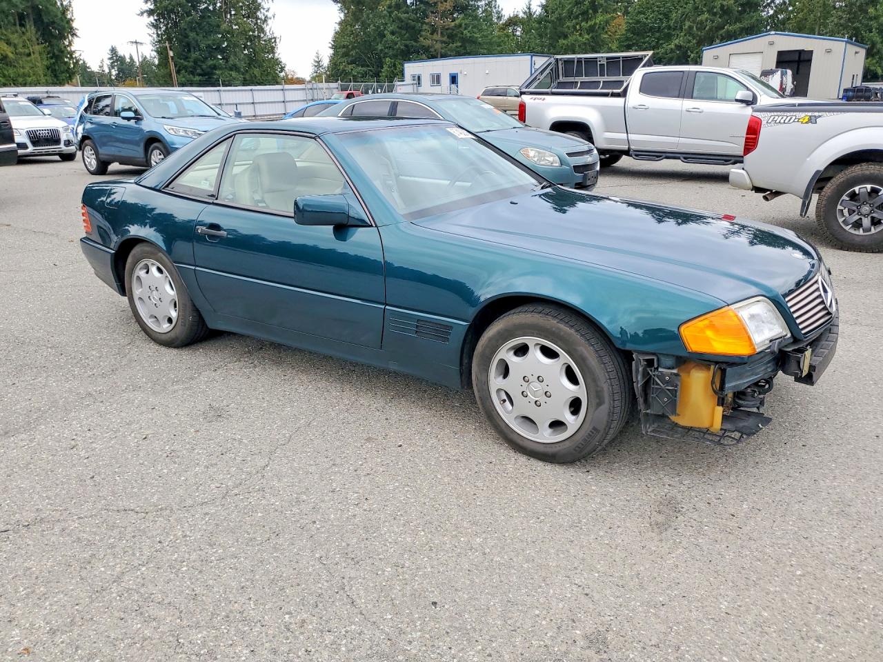 1994 Mercedes-benz Sl 320 Зеленый vin: WDBFA63E2RF103883