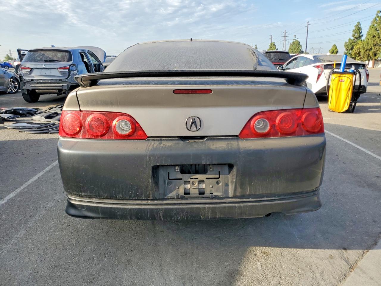 2005 Acura Rsx Gray vin: JH4DC54885S008251