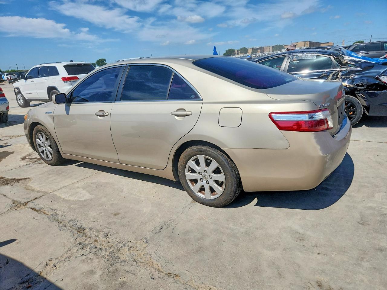 2007 Toyota Camry Hybrid Beige vin: 4T1BB46K27U001250