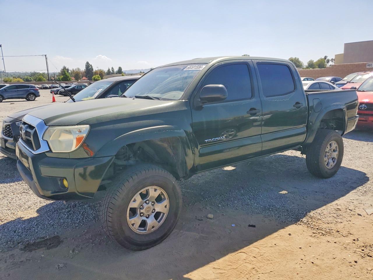 2013 Toyota Tacoma Double Cab Green vin: 5TFJX4GN1DX015922