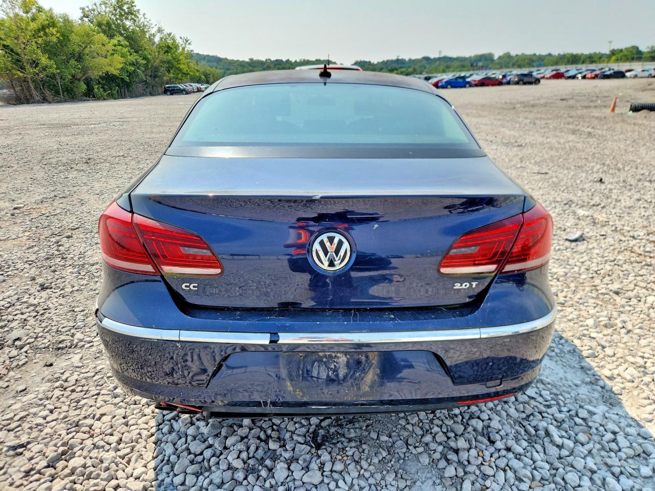 2013 Volkswagen Cc Sport Blue vin: WVWBN7ANXDE510233