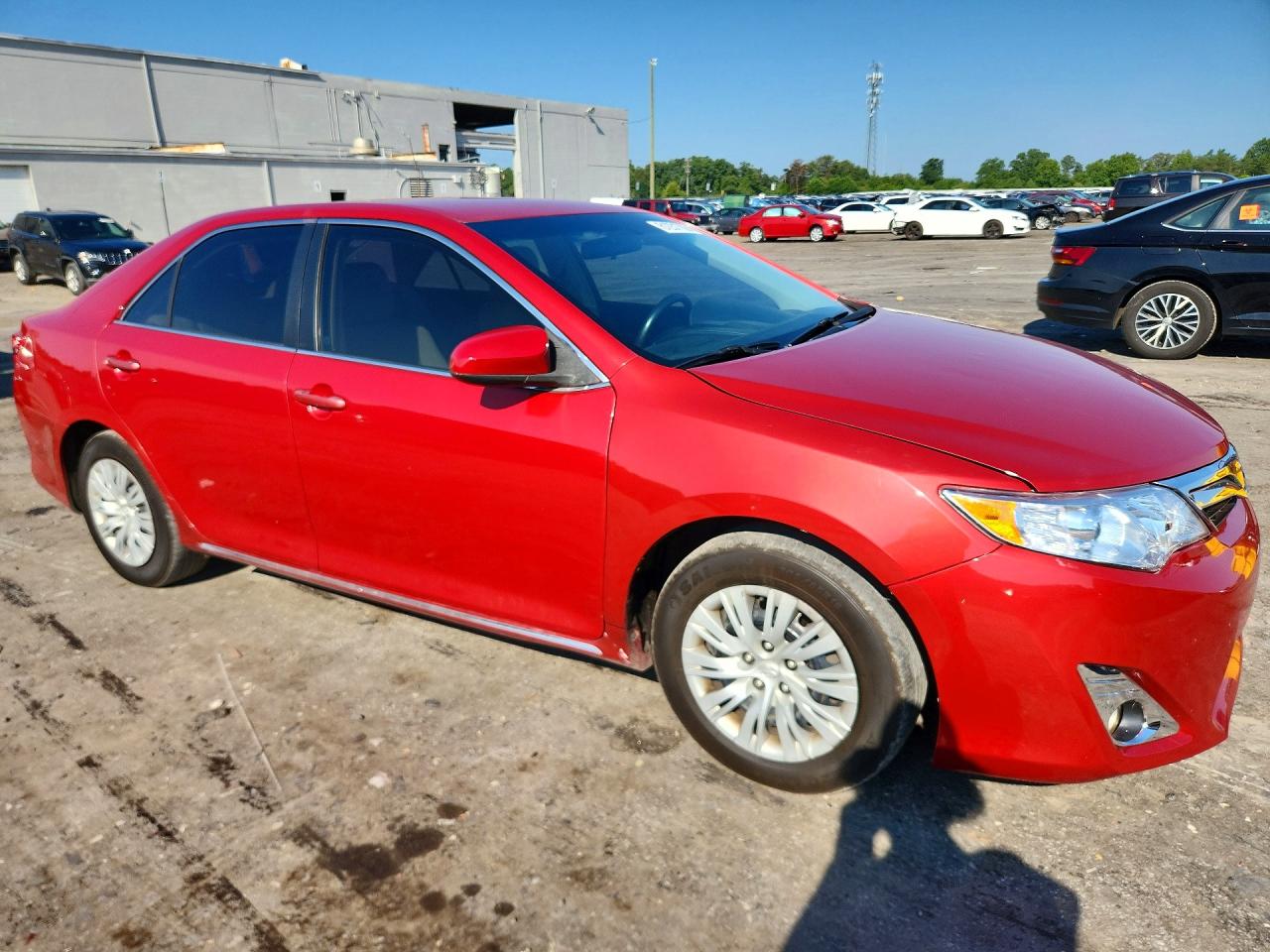 2012 Toyota Camry Le Red vin: 4T4BF1FK1CR263585