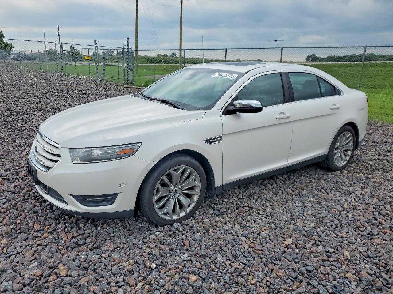 2013 Ford Taurus Limited White vin: 1FAHP2F81DG173956