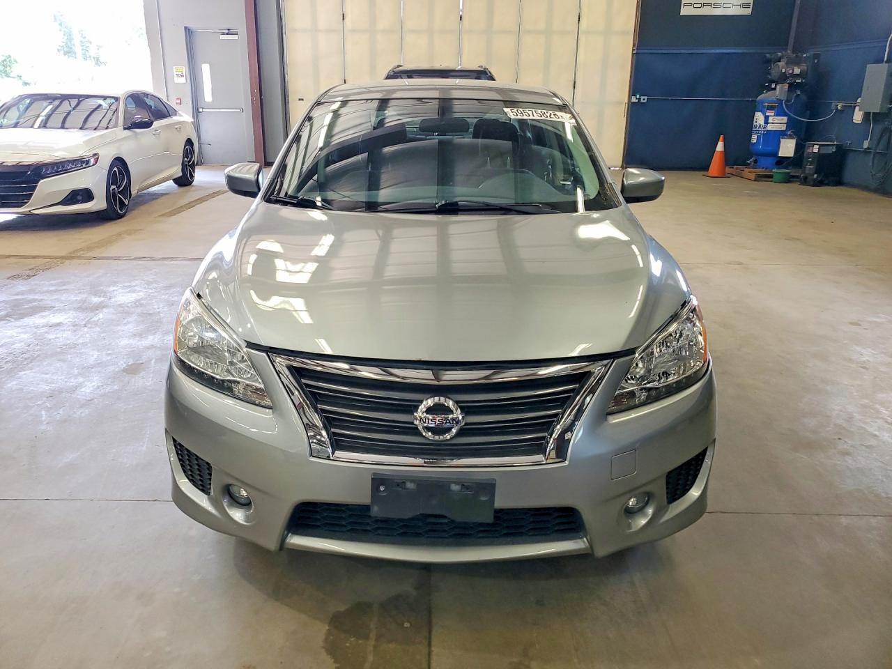 2013 Nissan Sentra S Gray vin: 3N1AB7AP0DL779012