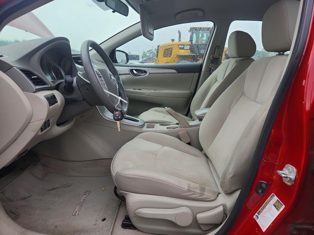 2014 Nissan Sentra Sv Красный vin: 3N1AB7AP9EY294260