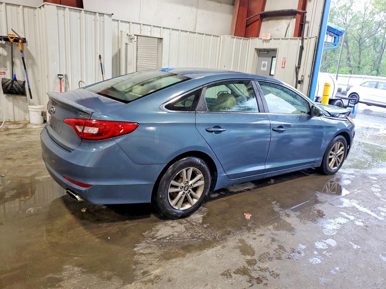 2015 Hyundai Sonata Se Синий vin: 5NPE24AF3FH062577