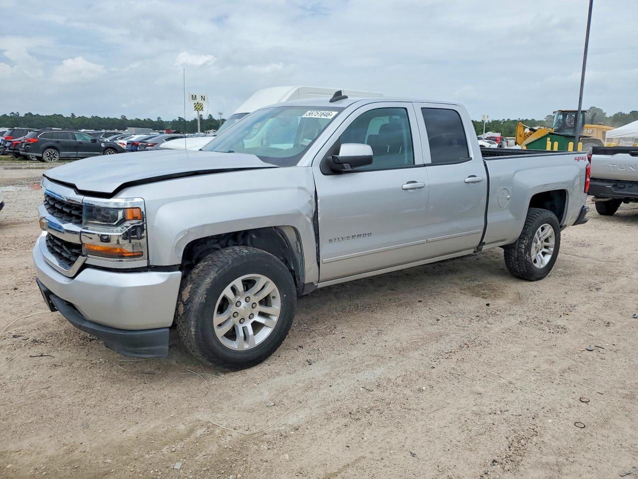 2018 Chevrolet Silverado K1500 Lt Silver vin: 1GCVKREH6JZ287747